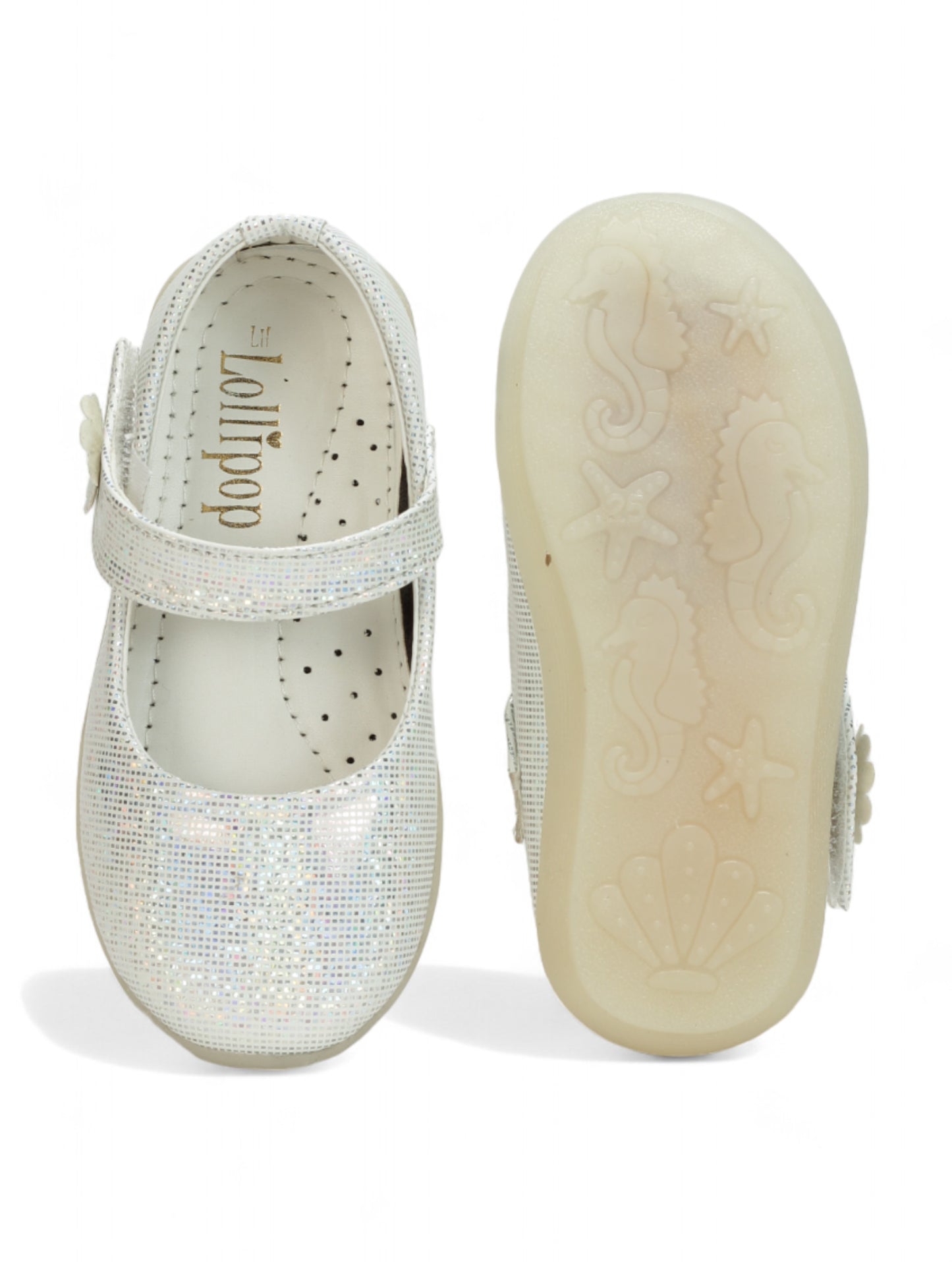 Bellies With Velcro Closure - White