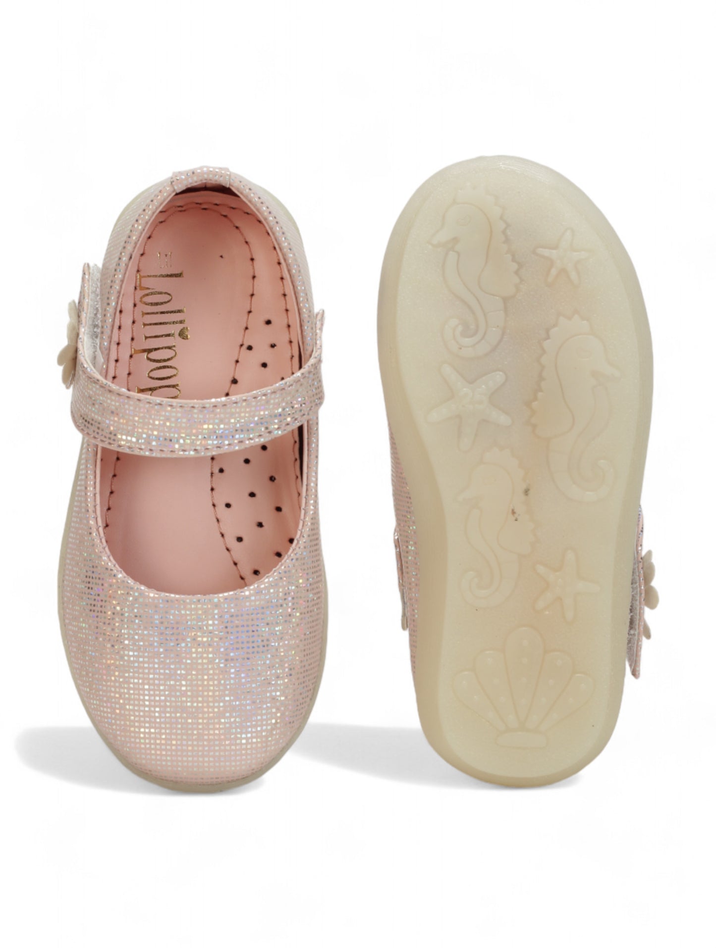 Bellies With Velcro Closure - Pink