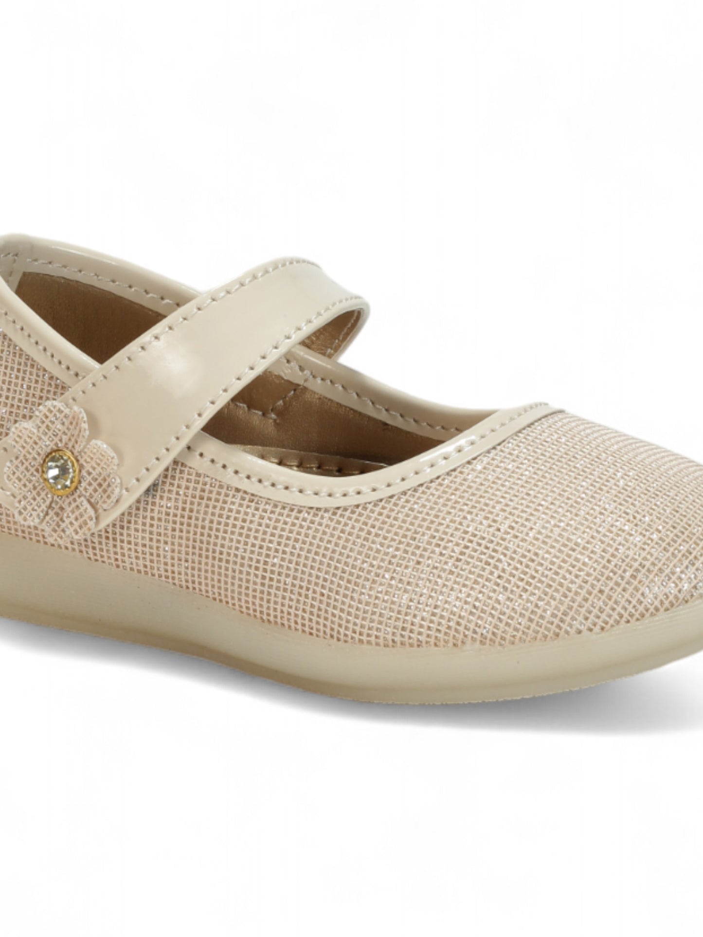 Bellies With Velcro Closure - Beige