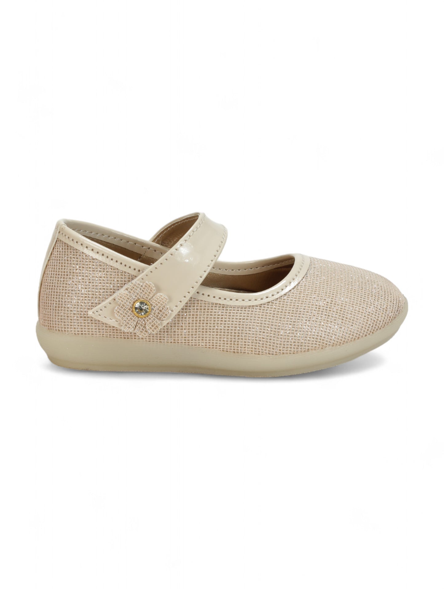 Bellies With Velcro Closure - Beige