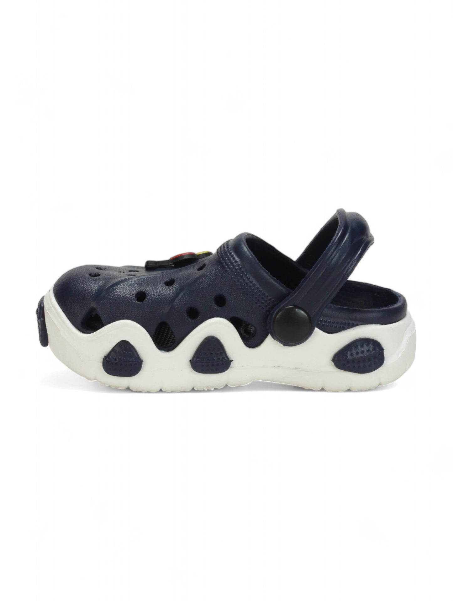 Balloon Applique Anti-Slip Clogs - Navy Blue