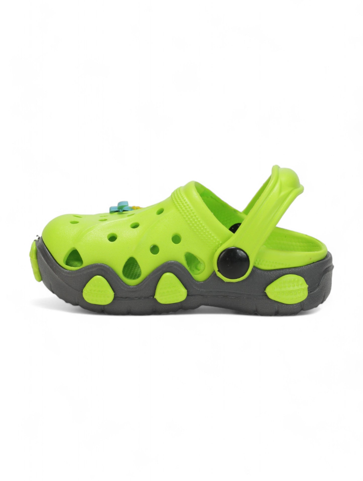 Dinosaur Applique Anti-Slip Clogs - Green
