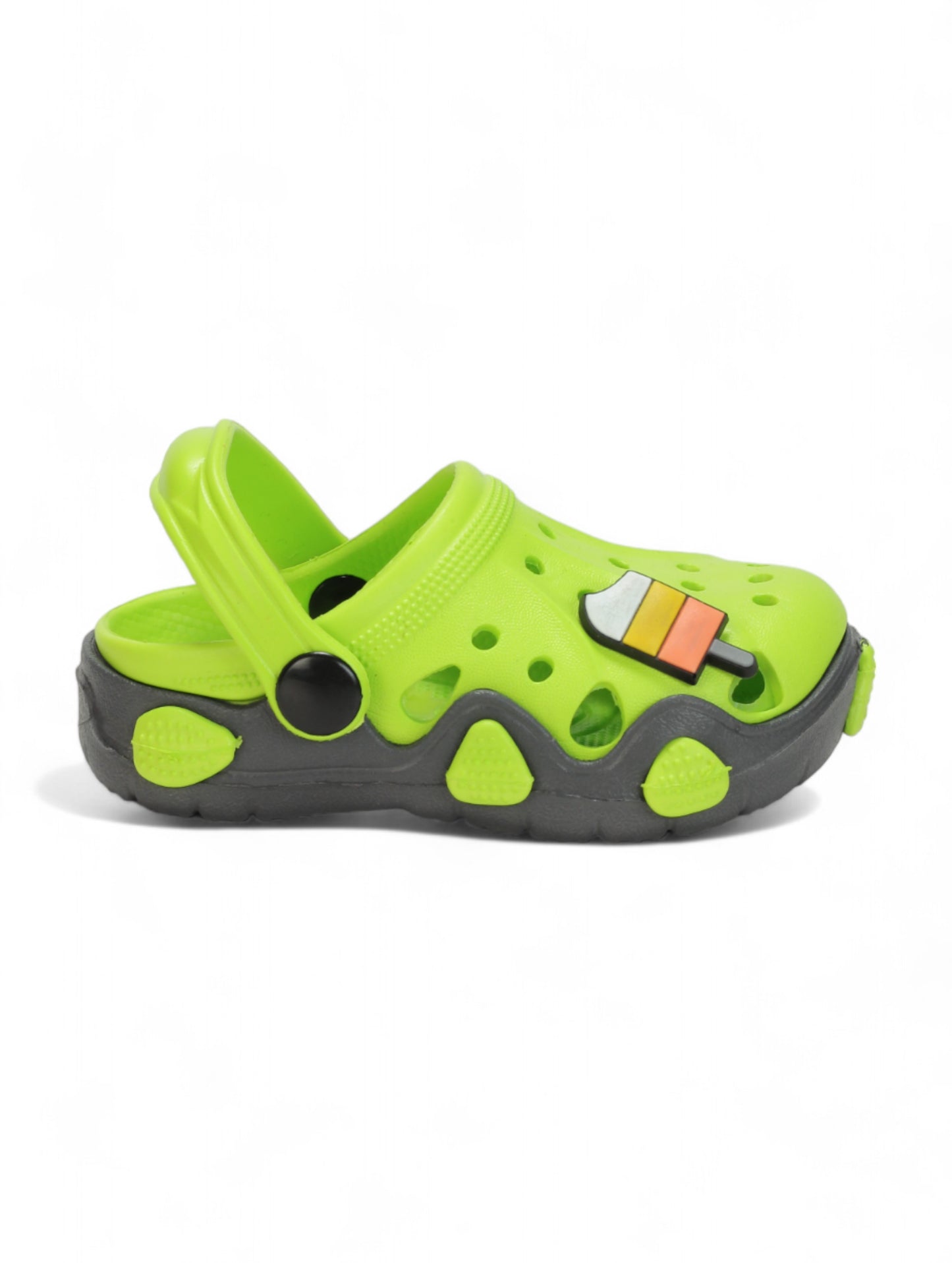 Ice Green Applique Anti-Slip Clogs - Green