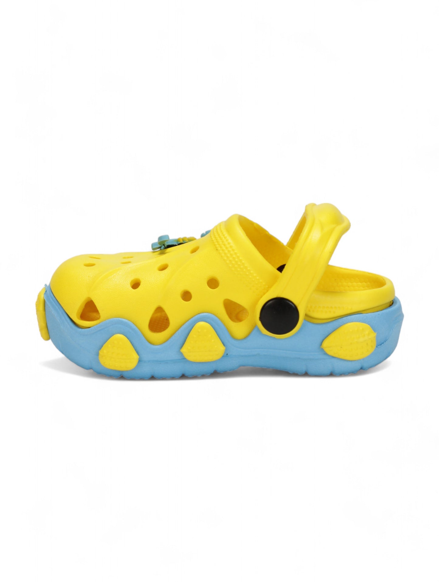 Dinosaur Applique Anti-Slip Clogs - Yellow