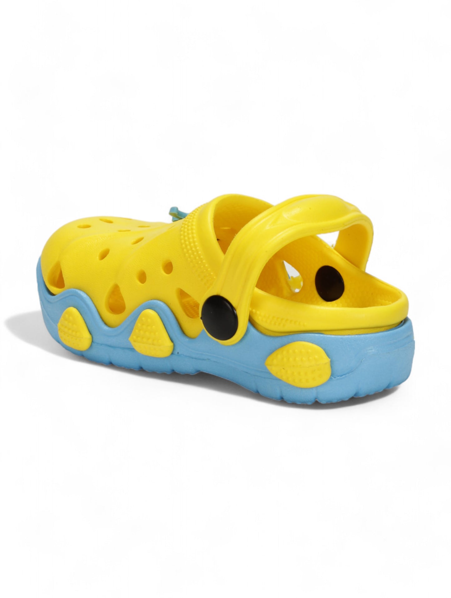 Dinosaur Applique Anti-Slip Clogs - Yellow
