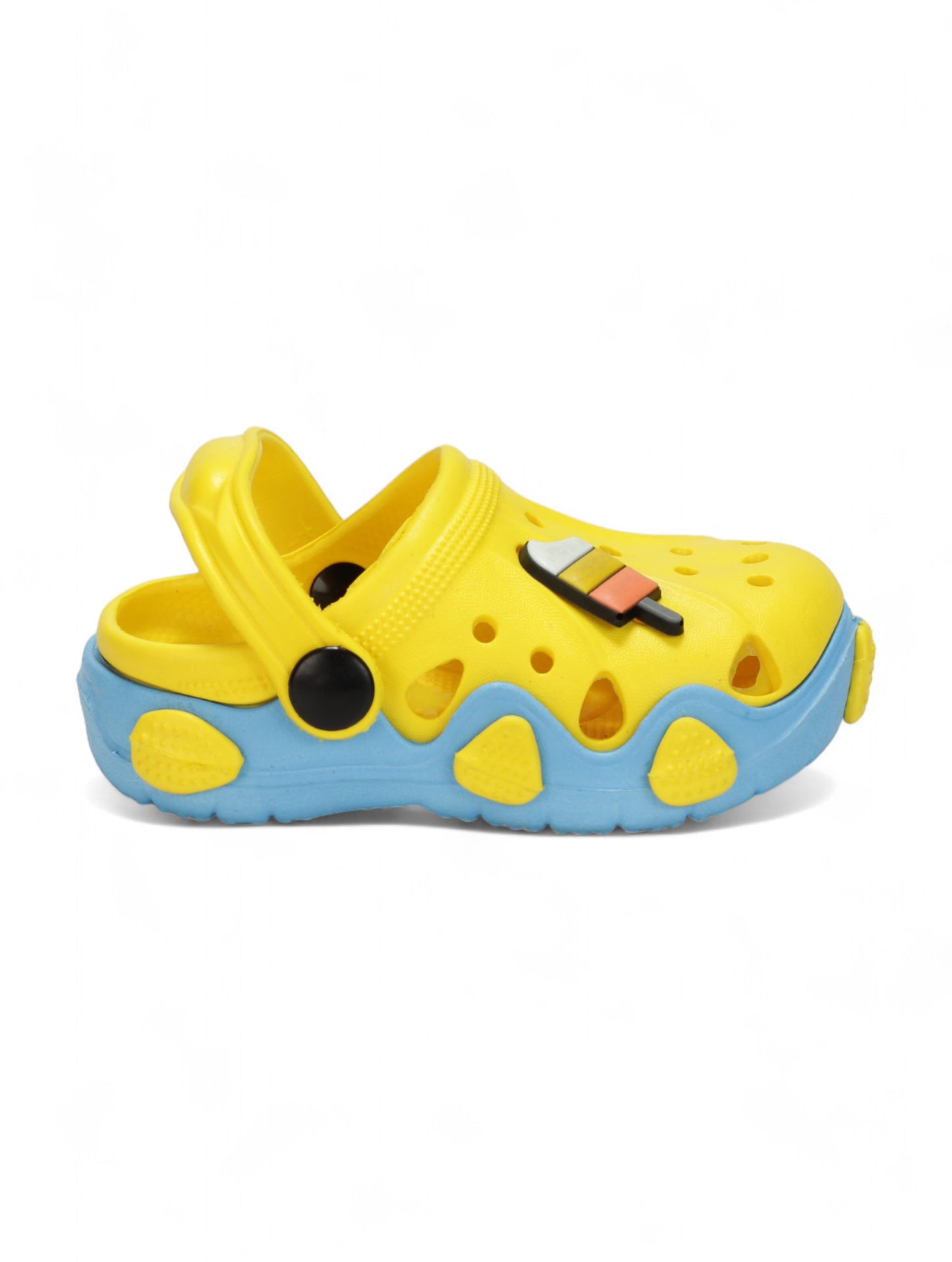 Ice Yellow Applique Anti-Slip Clogs - Yellow