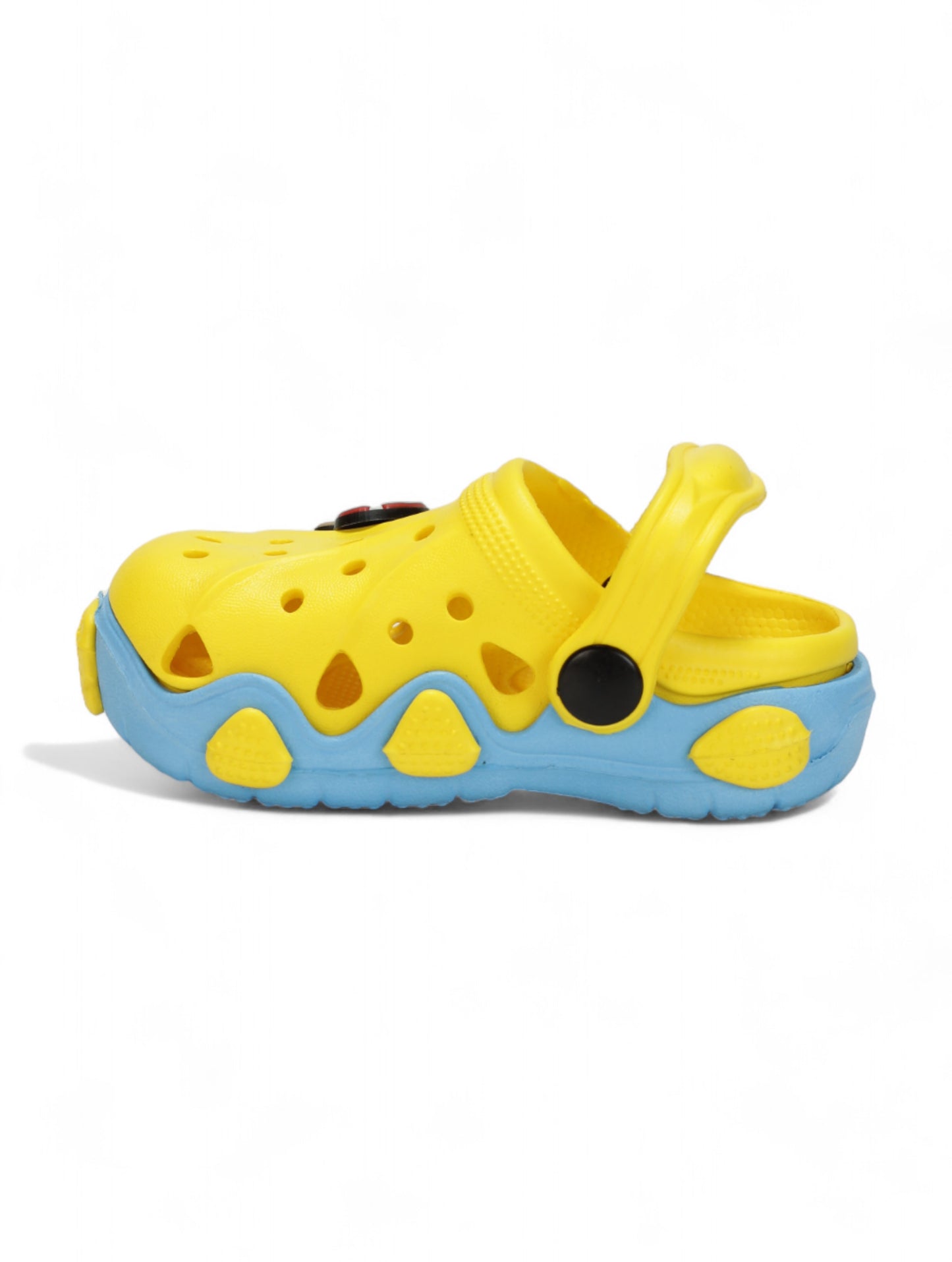 Mushroom Applique Anti-Slip Clogs - Yellow