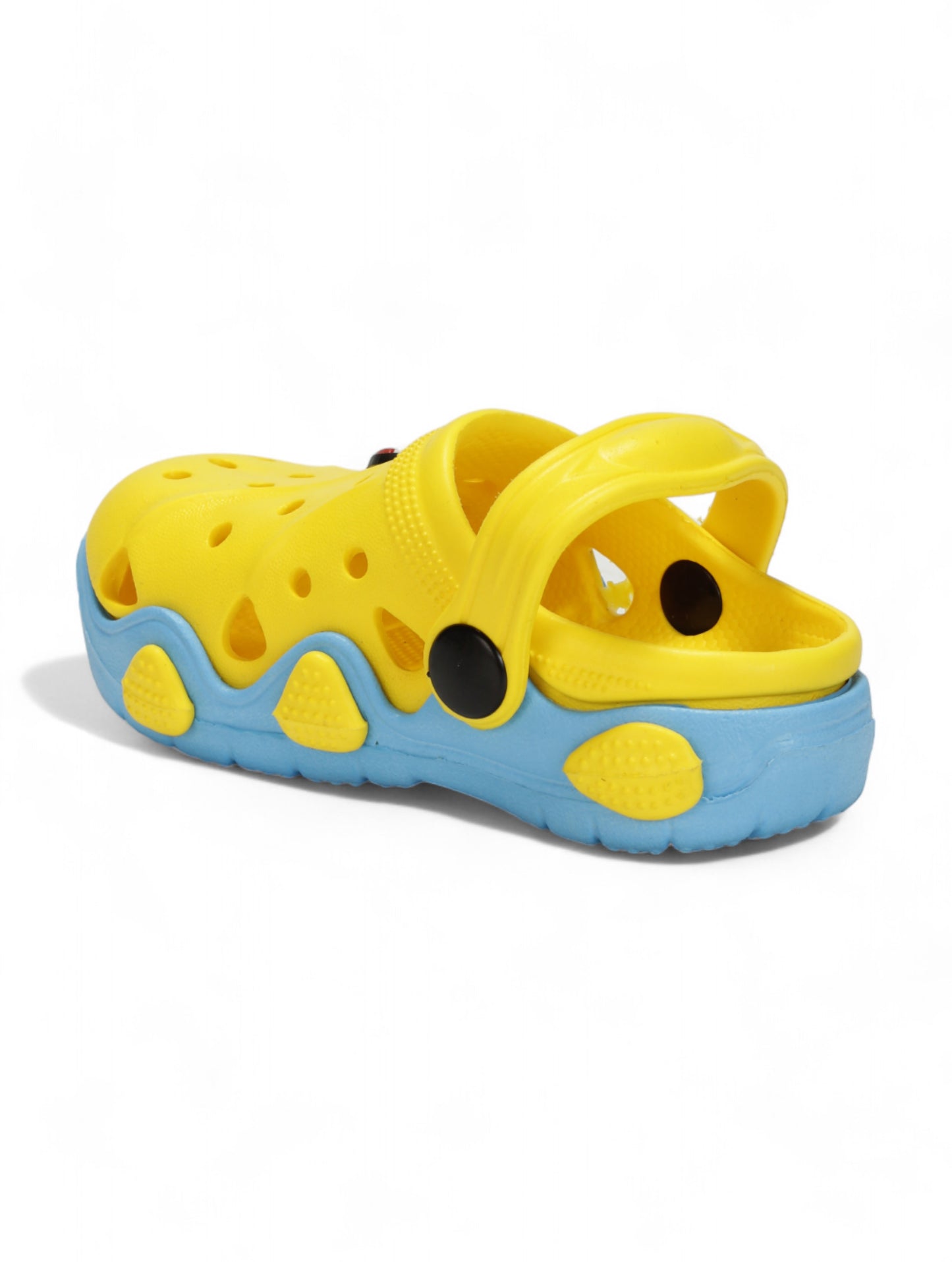 Mushroom Applique Anti-Slip Clogs - Yellow