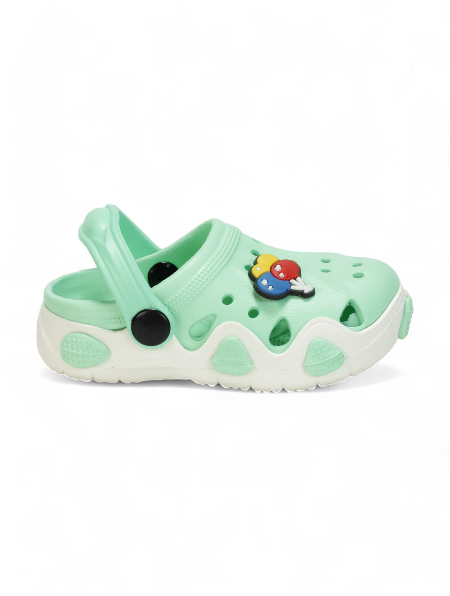 Balloon Applique Anti-Slip Clogs - Green
