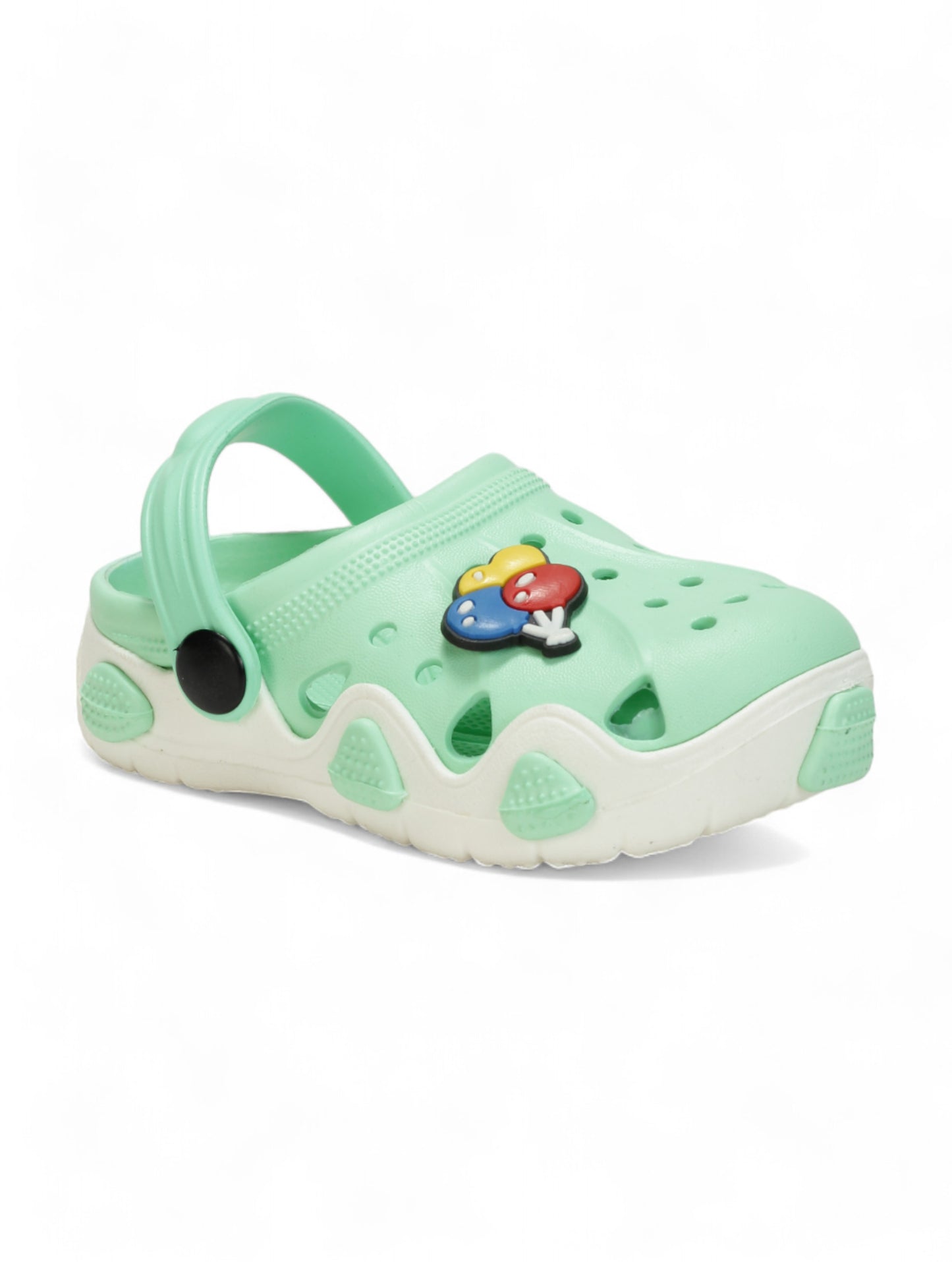 Balloon Applique Anti-Slip Clogs - Green