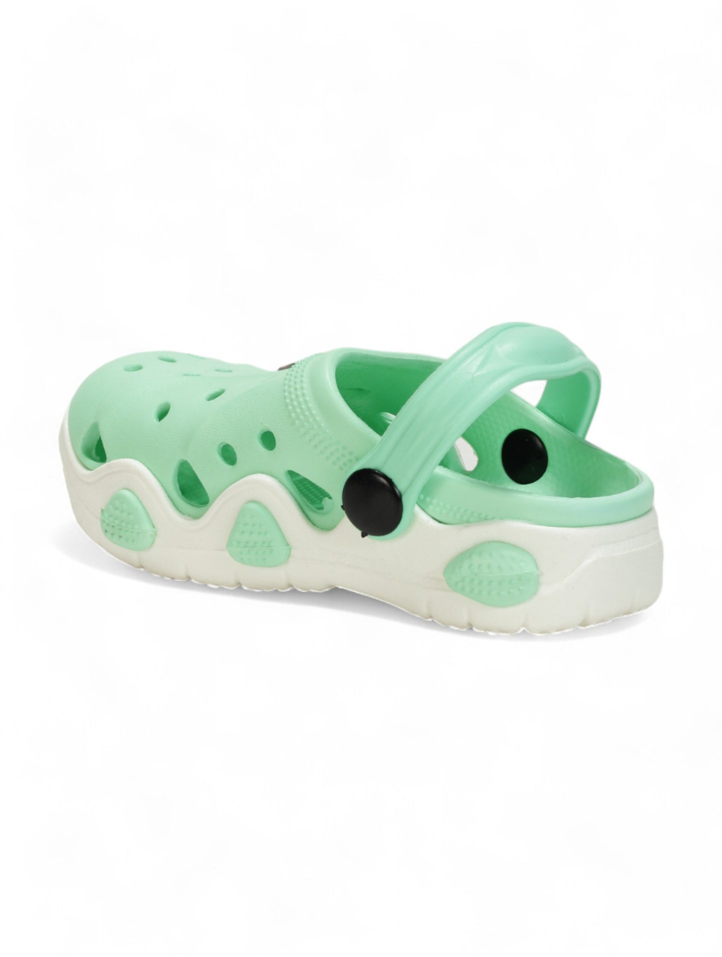 Ice Green Applique Anti-Slip Clogs - Green