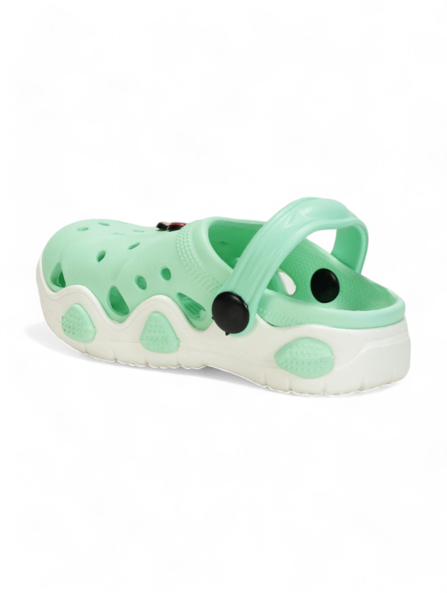 Mushroom Applique Anti-Slip Clogs - Green