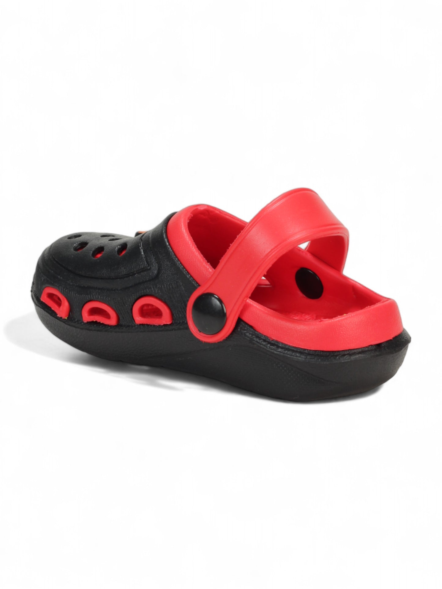 Ice Black Applique Anti-Slip Clogs - Black