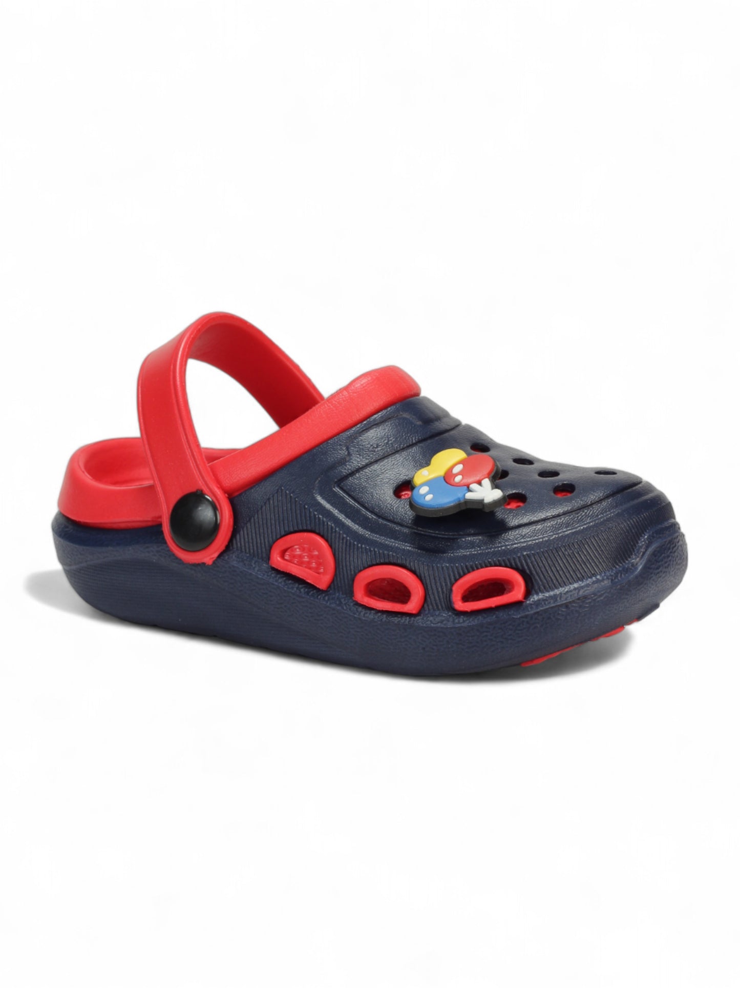 Balloon Applique Anti-Slip Clogs - Navy Blue