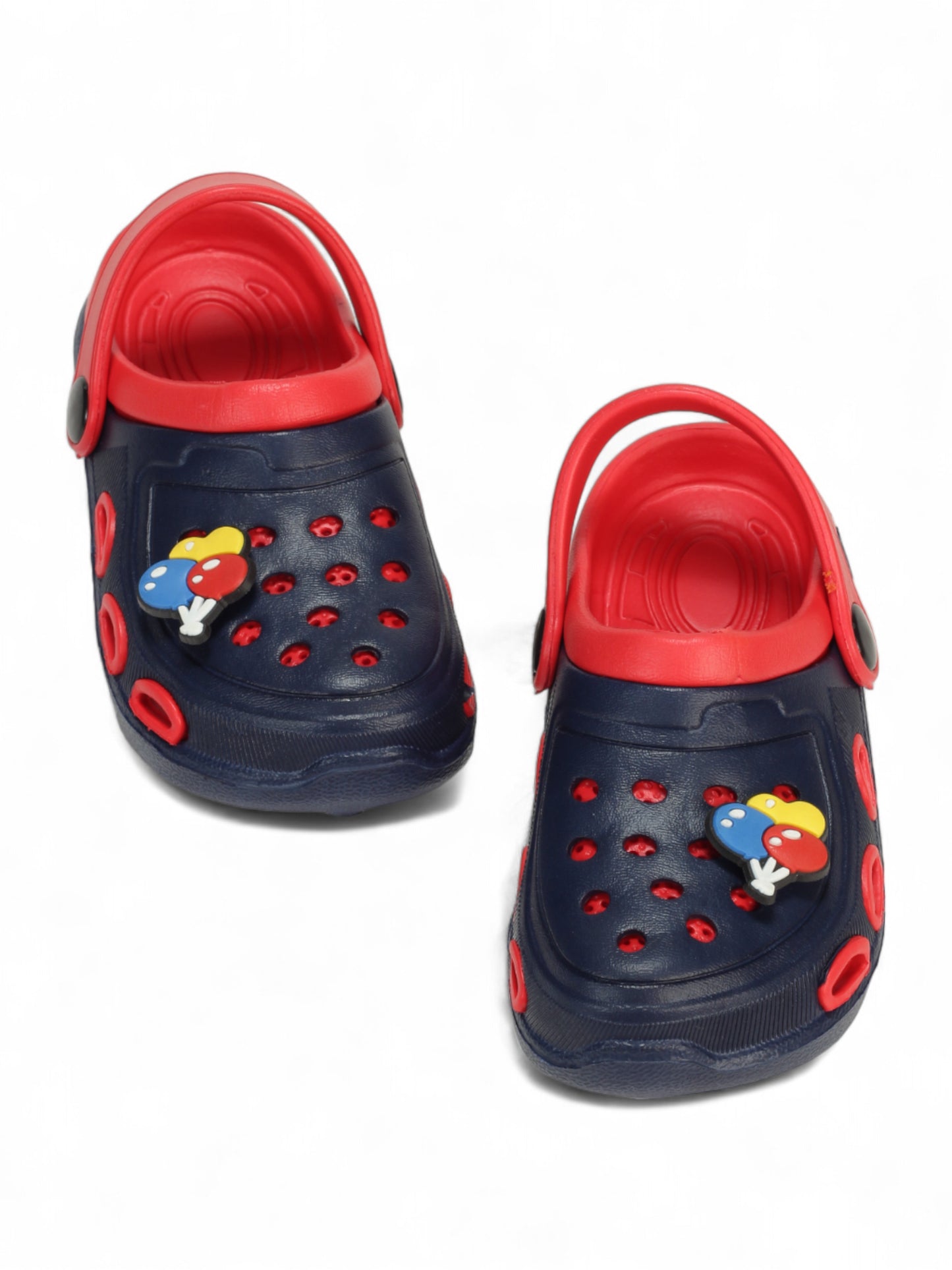 Balloon Applique Anti-Slip Clogs - Navy Blue