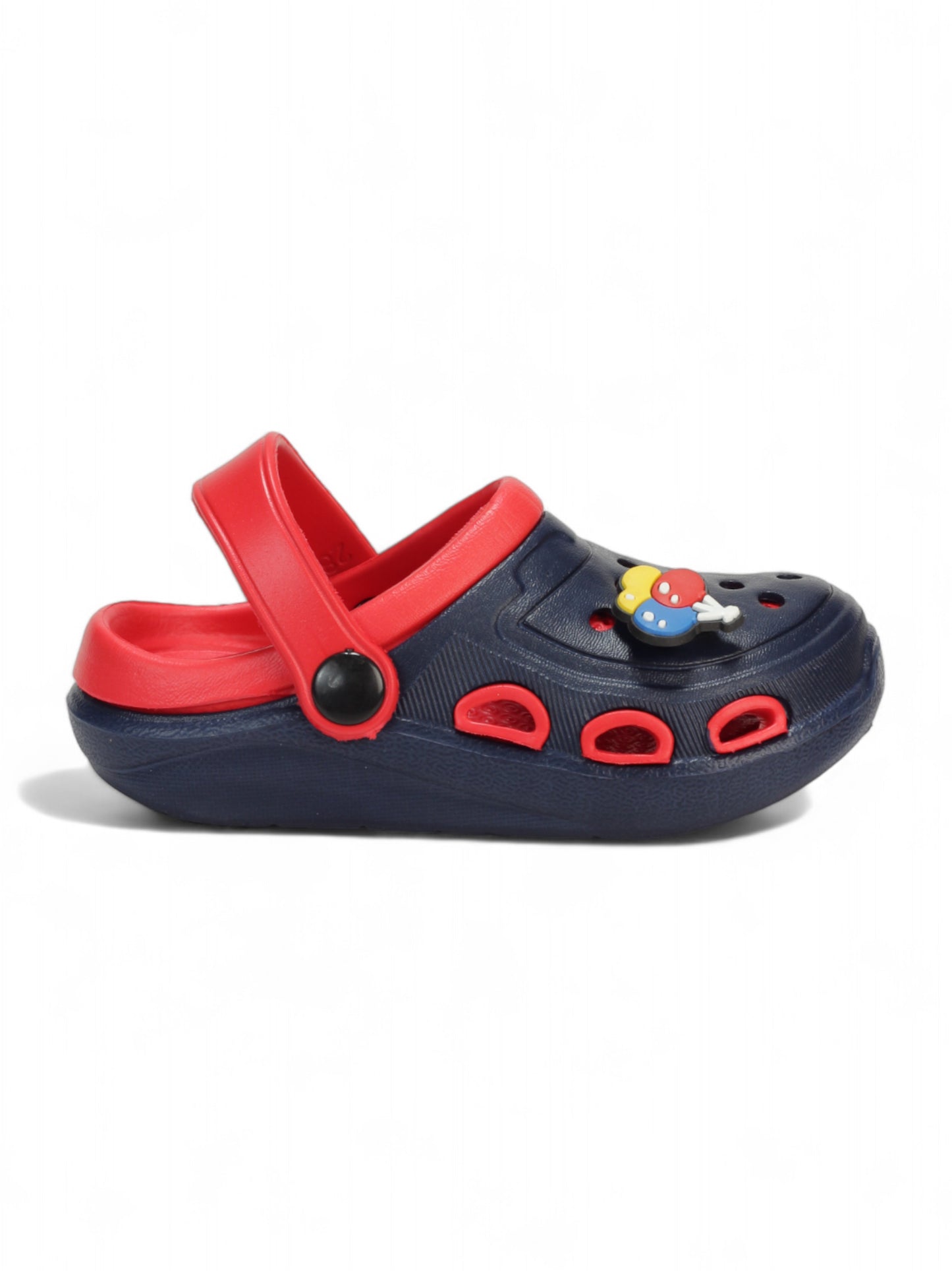Balloon Applique Anti-Slip Clogs - Navy Blue
