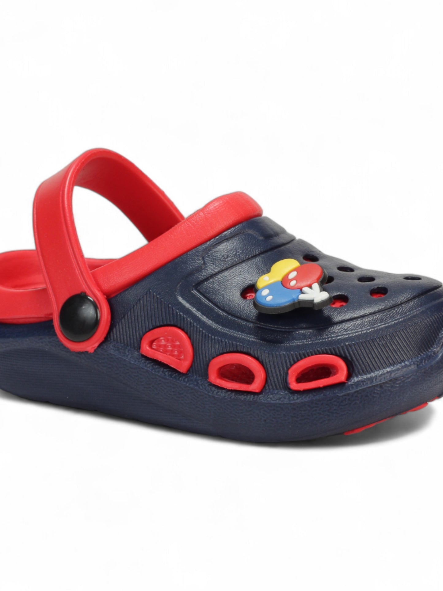 Balloon Applique Anti-Slip Clogs - Navy Blue