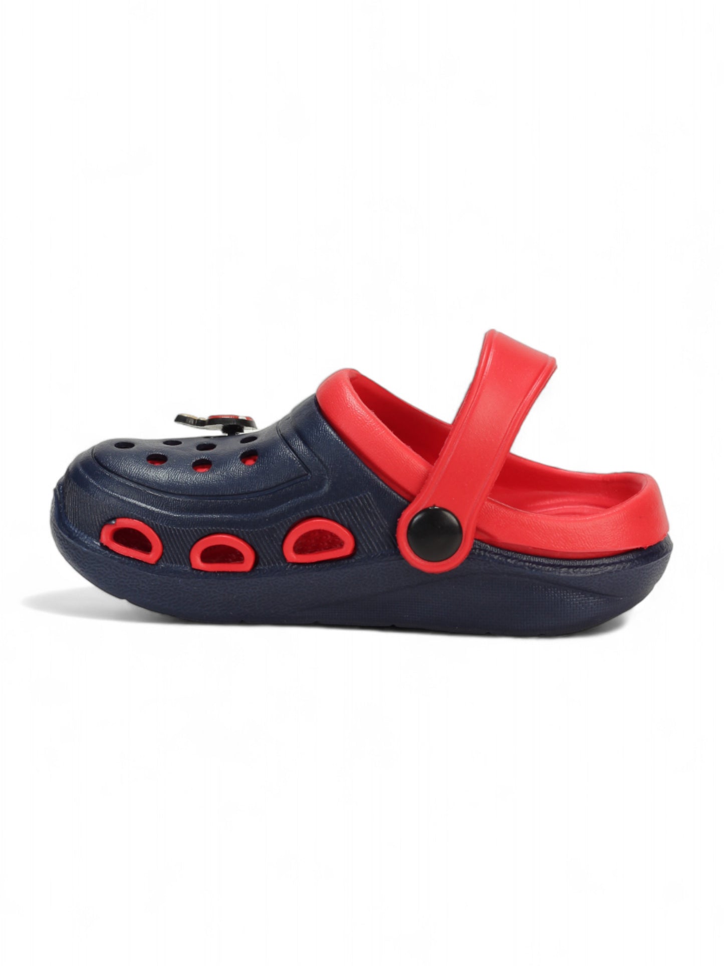 Mushroom Applique Anti-Slip Clogs - Navy Blue