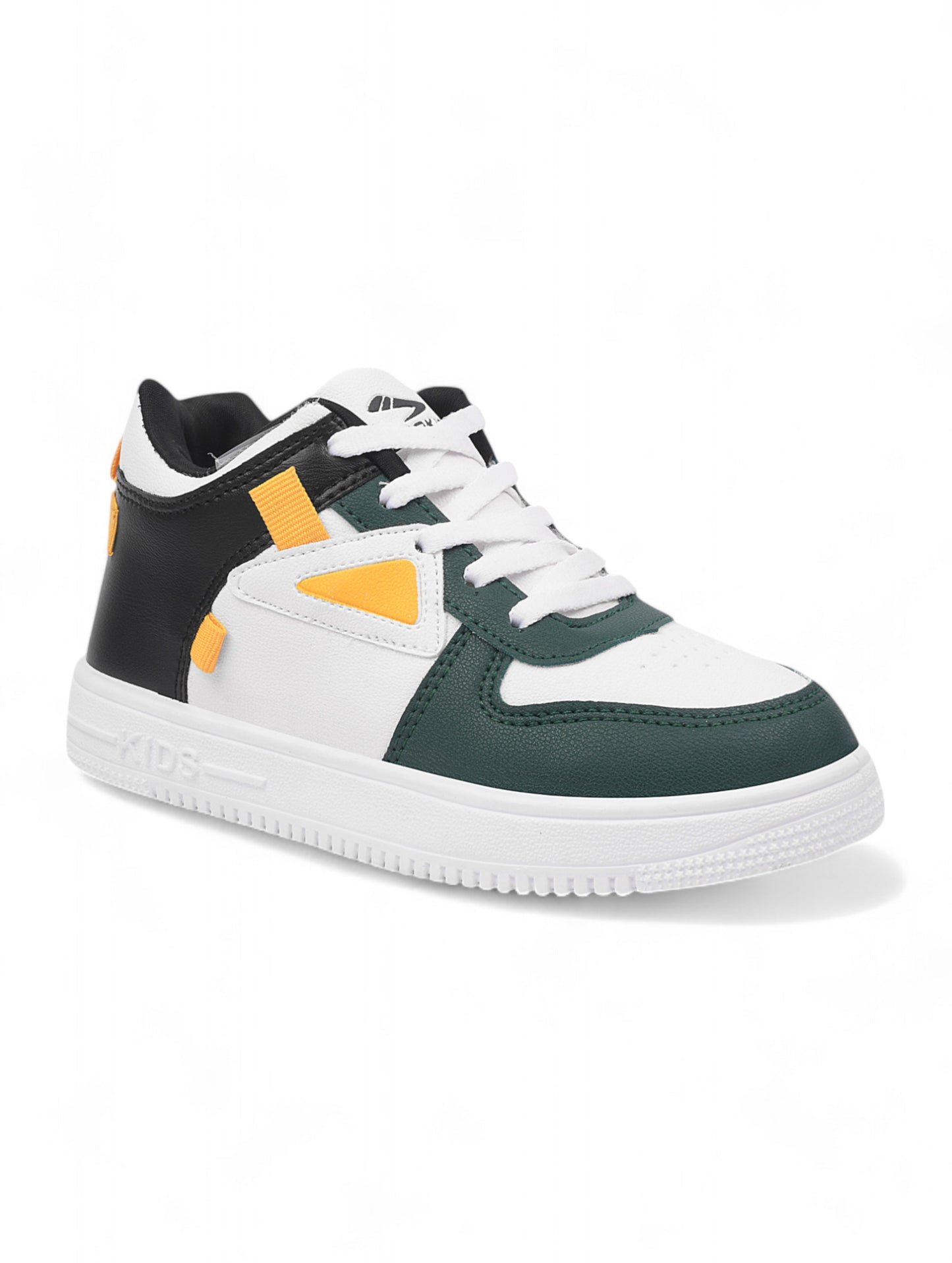 Ankle High Casual Shoes With Laces - Green