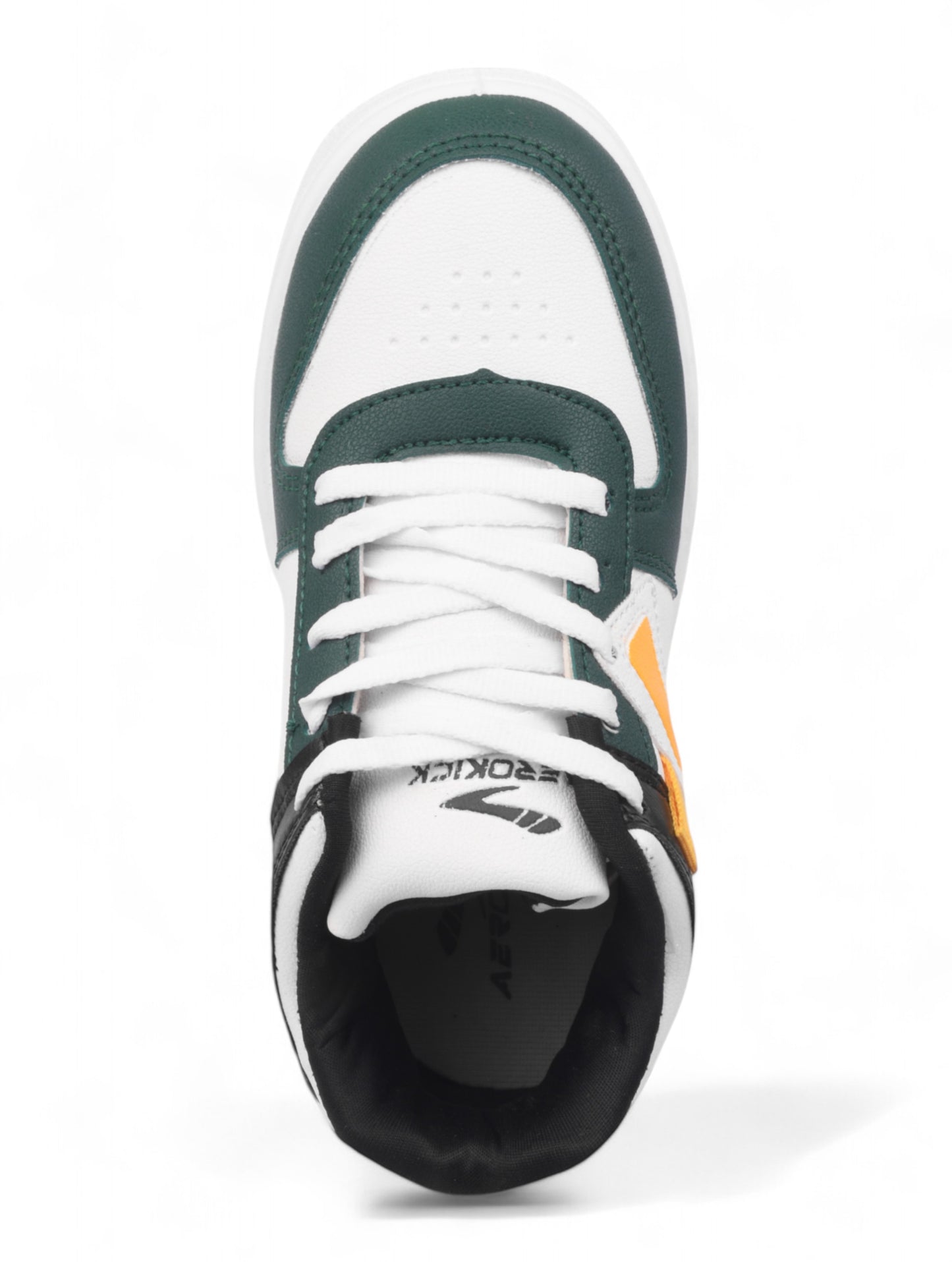 Ankle High Casual Shoes With Laces - Green