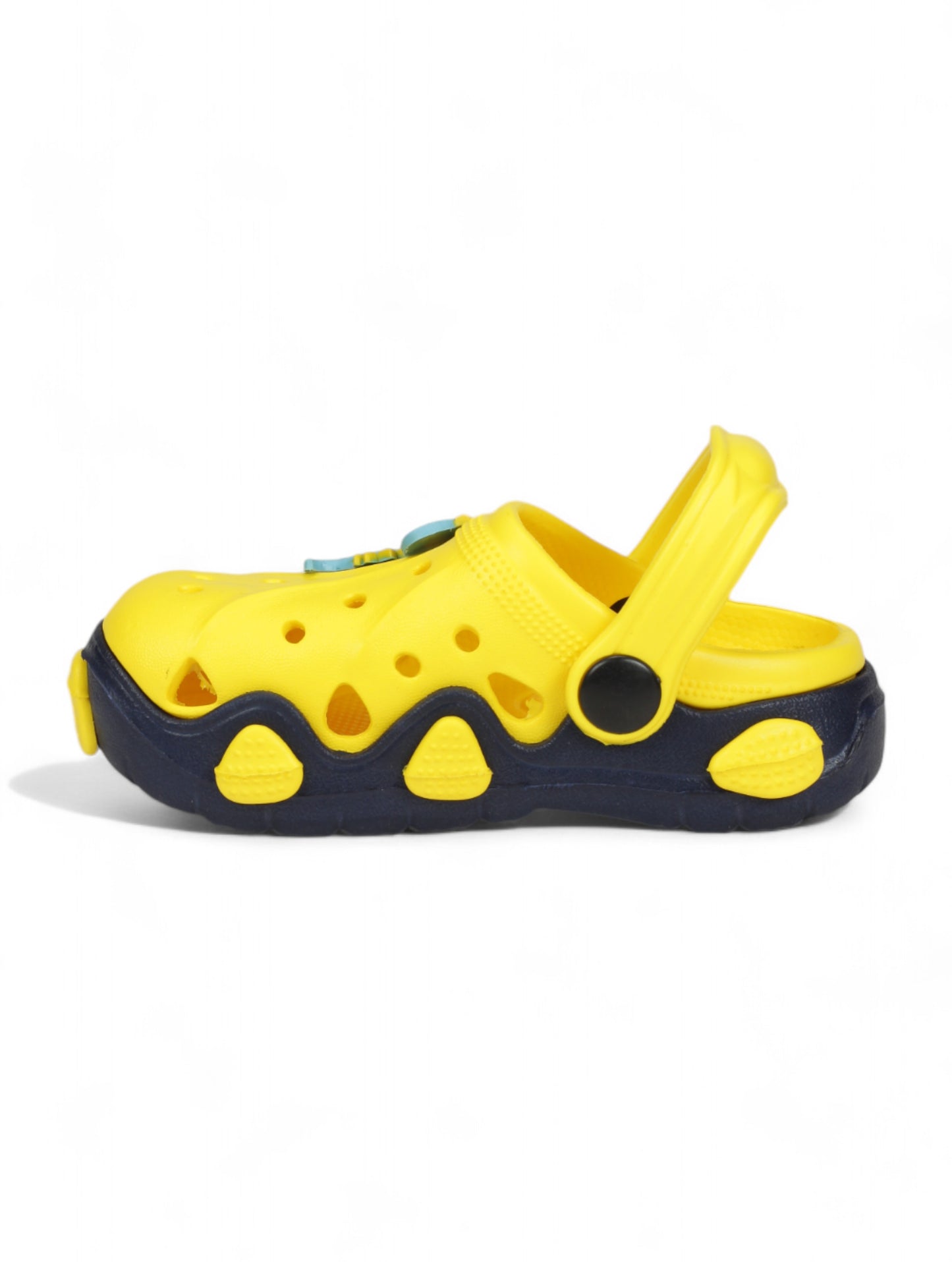 Dinosaur Applique Anti-Slip Clogs - Yellow