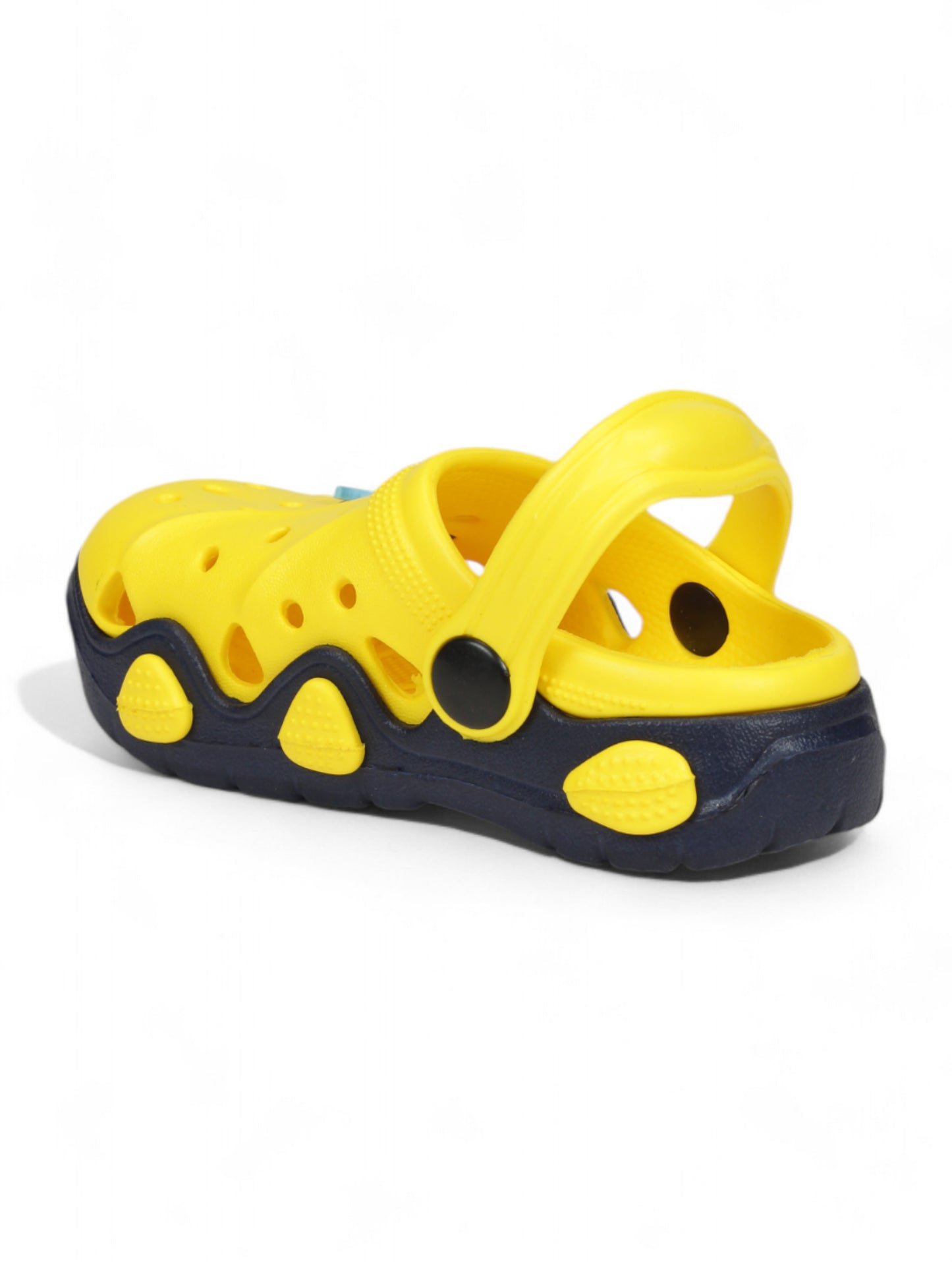 Dinosaur Applique Anti-Slip Clogs - Yellow
