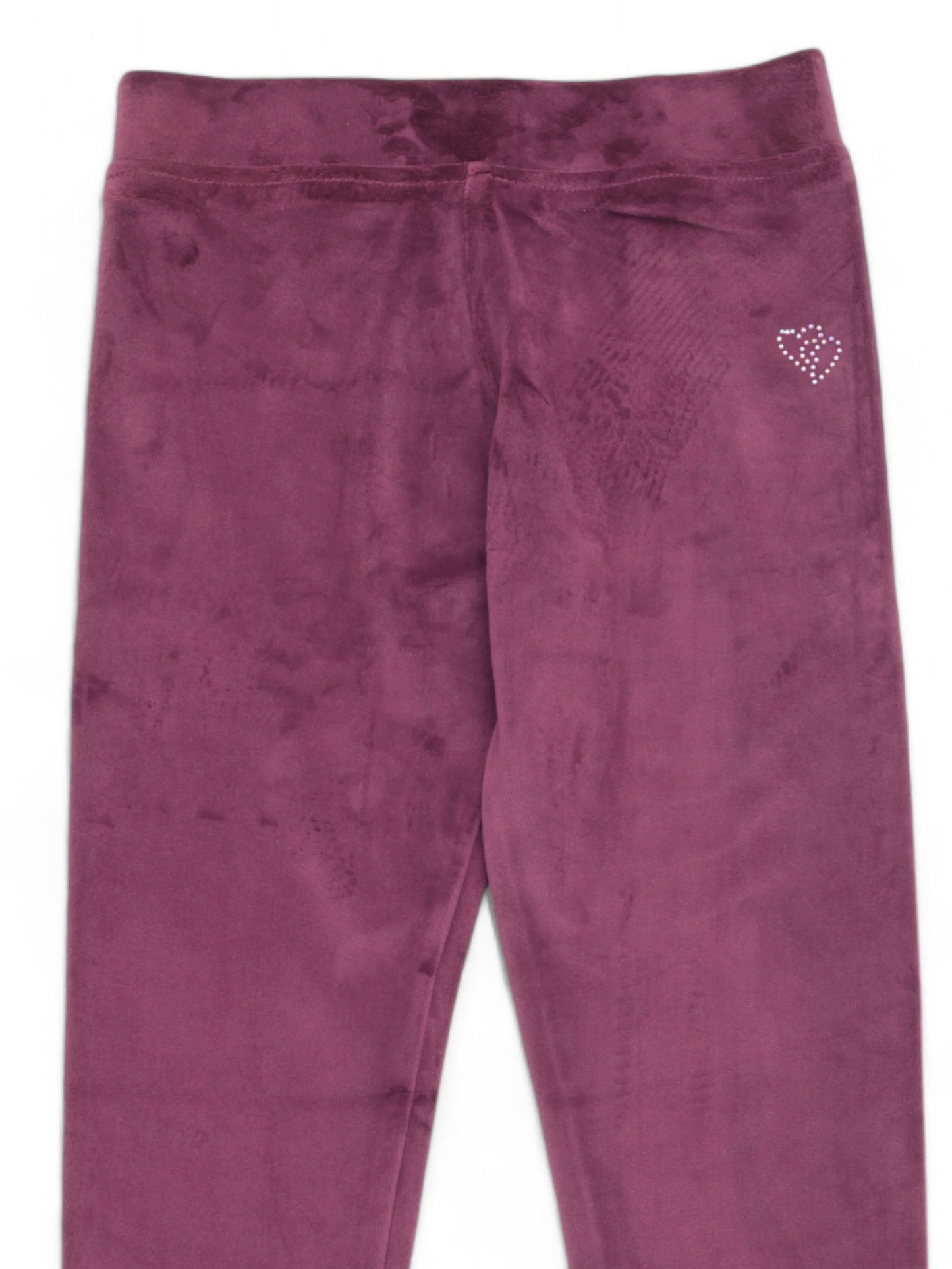Solid Velvet Leggings - Purple