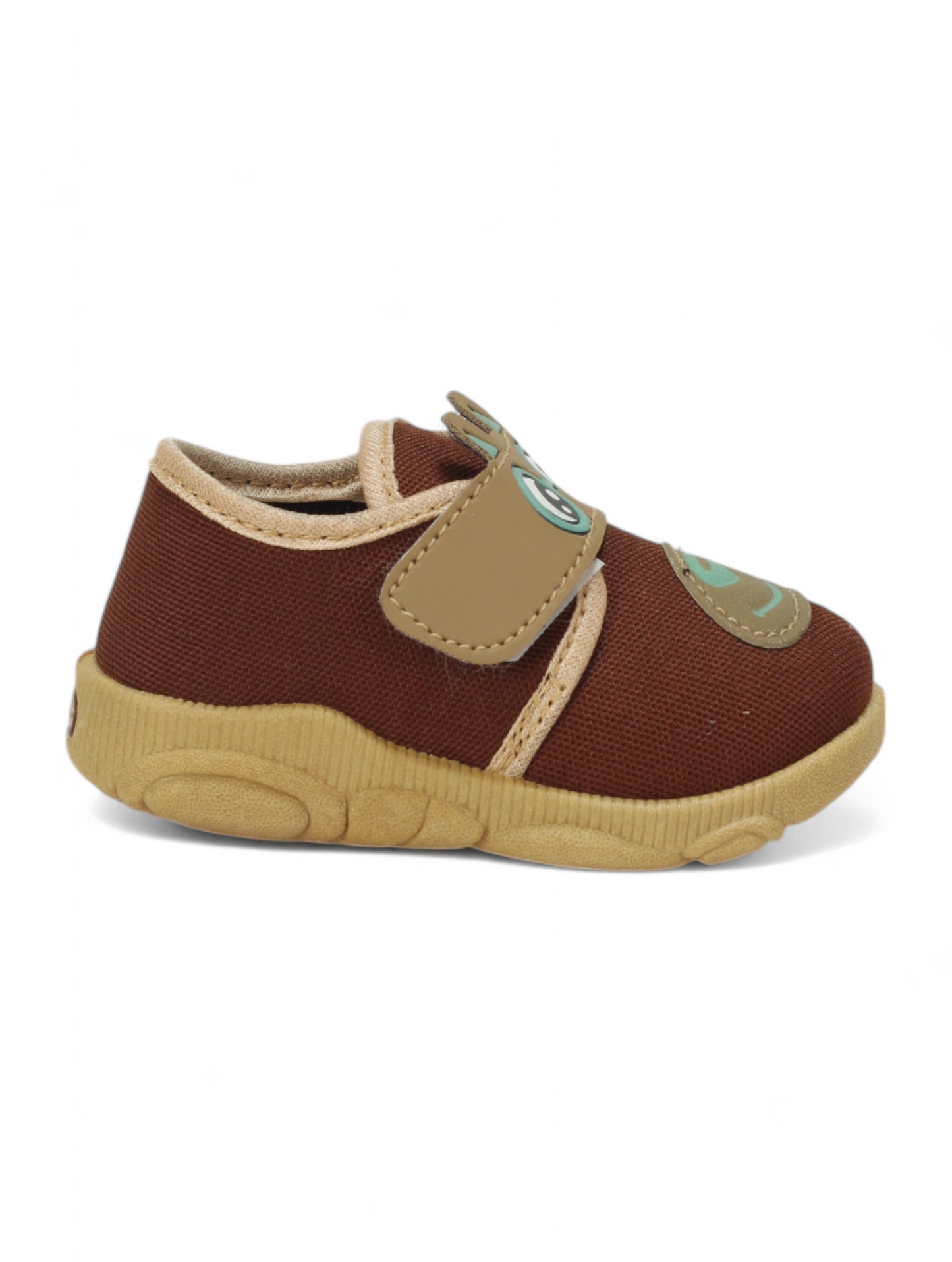 Musical Chu Chu Shoes With Velcro Closing - Brown