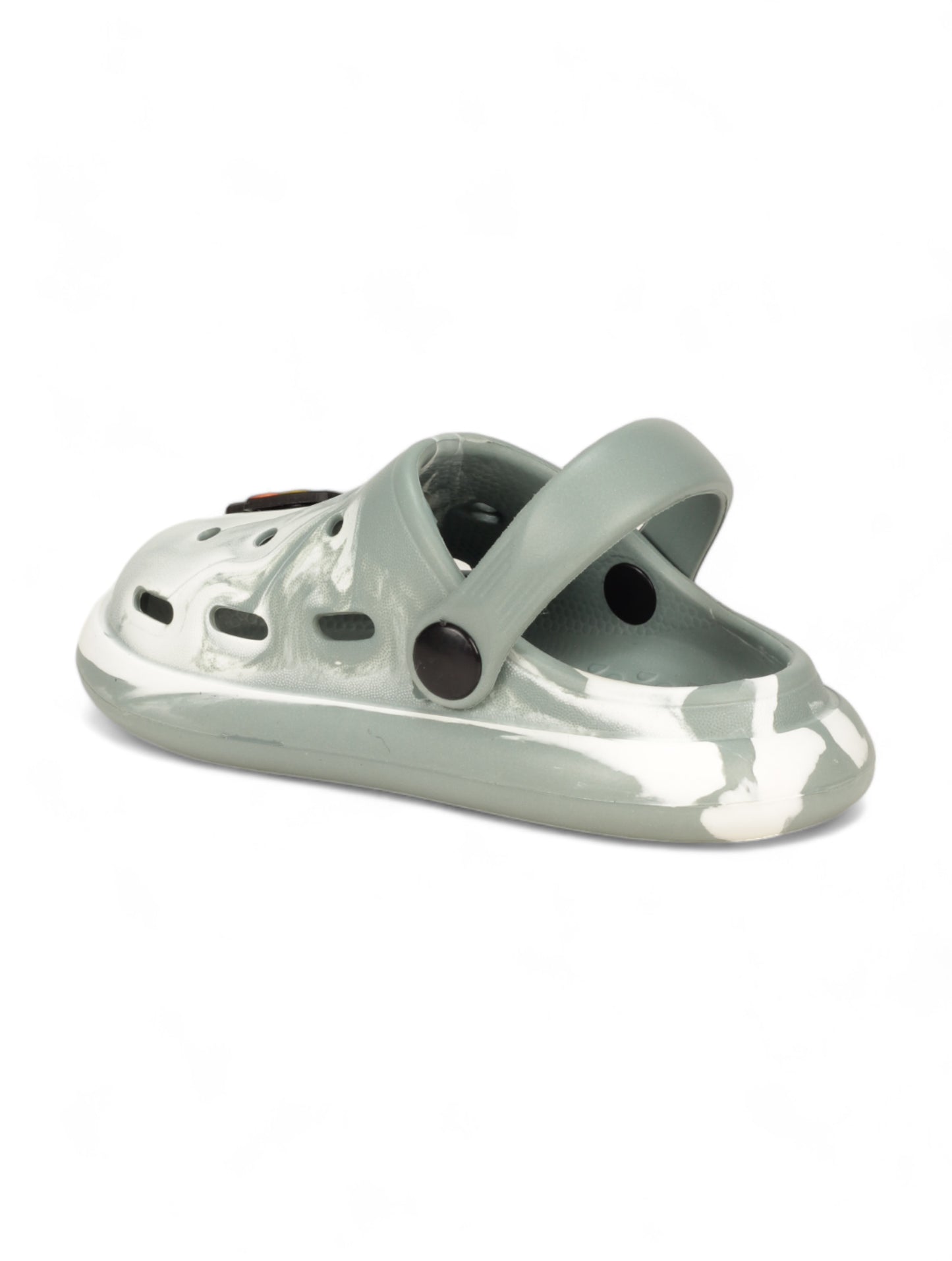 Marble Look Ice Cream Applique Anti-Slip Clogs - Green