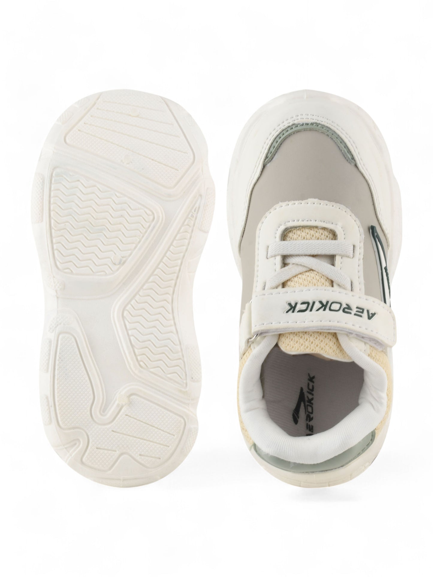 Casual Shoes With Velrco - Off White