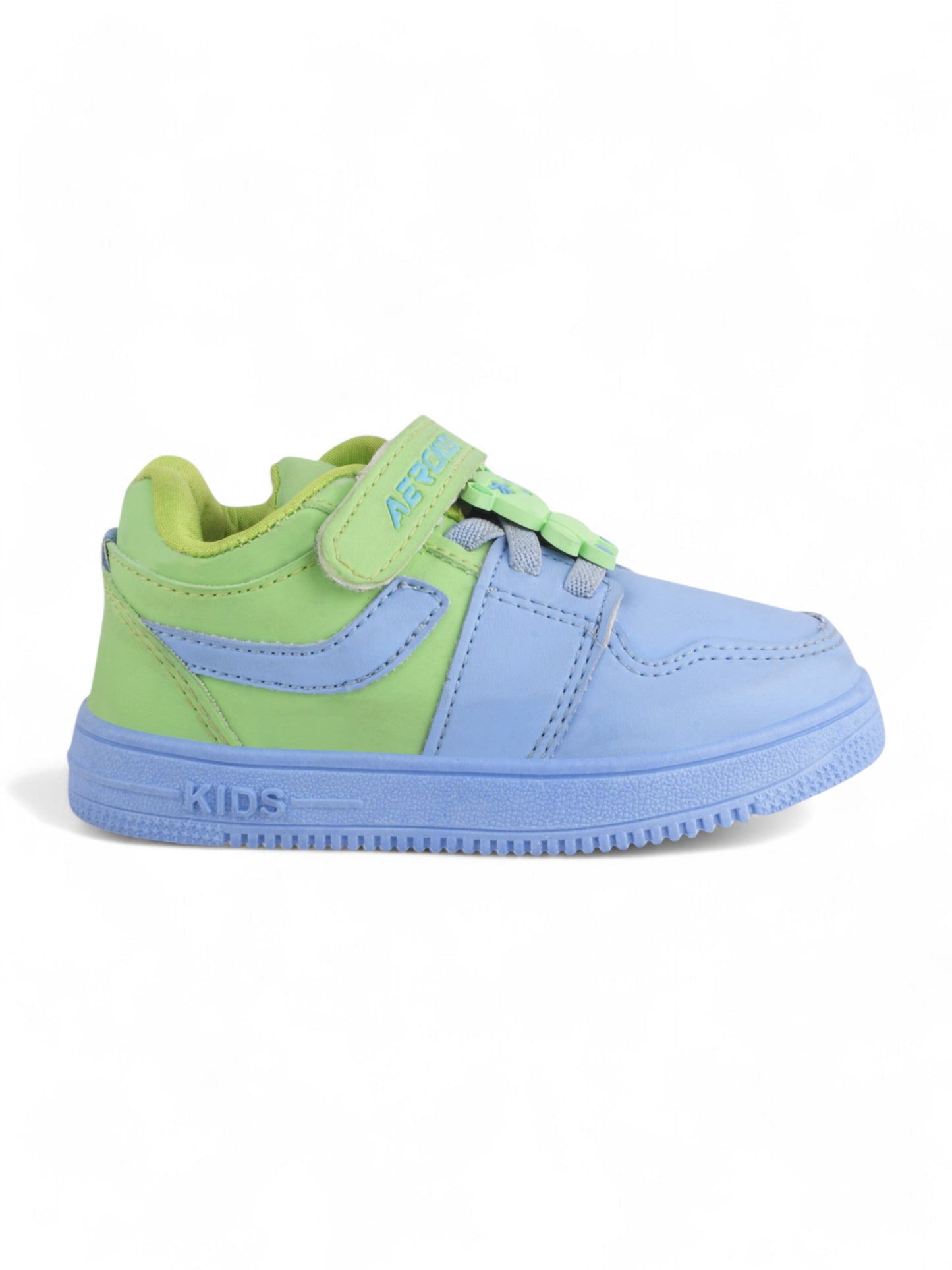 Casual Shoes With Velrco - Green