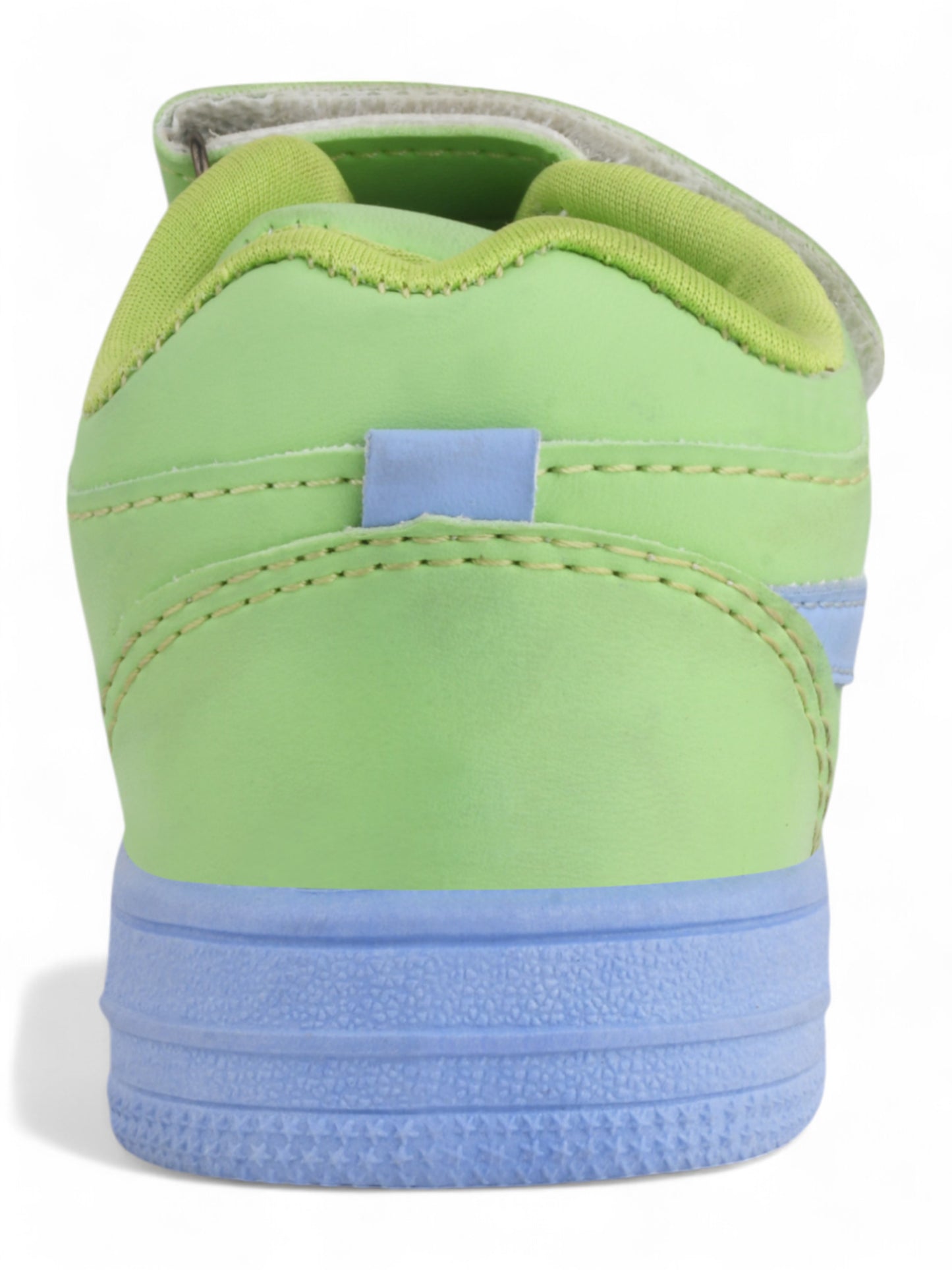 Casual Shoes With Velrco - Green