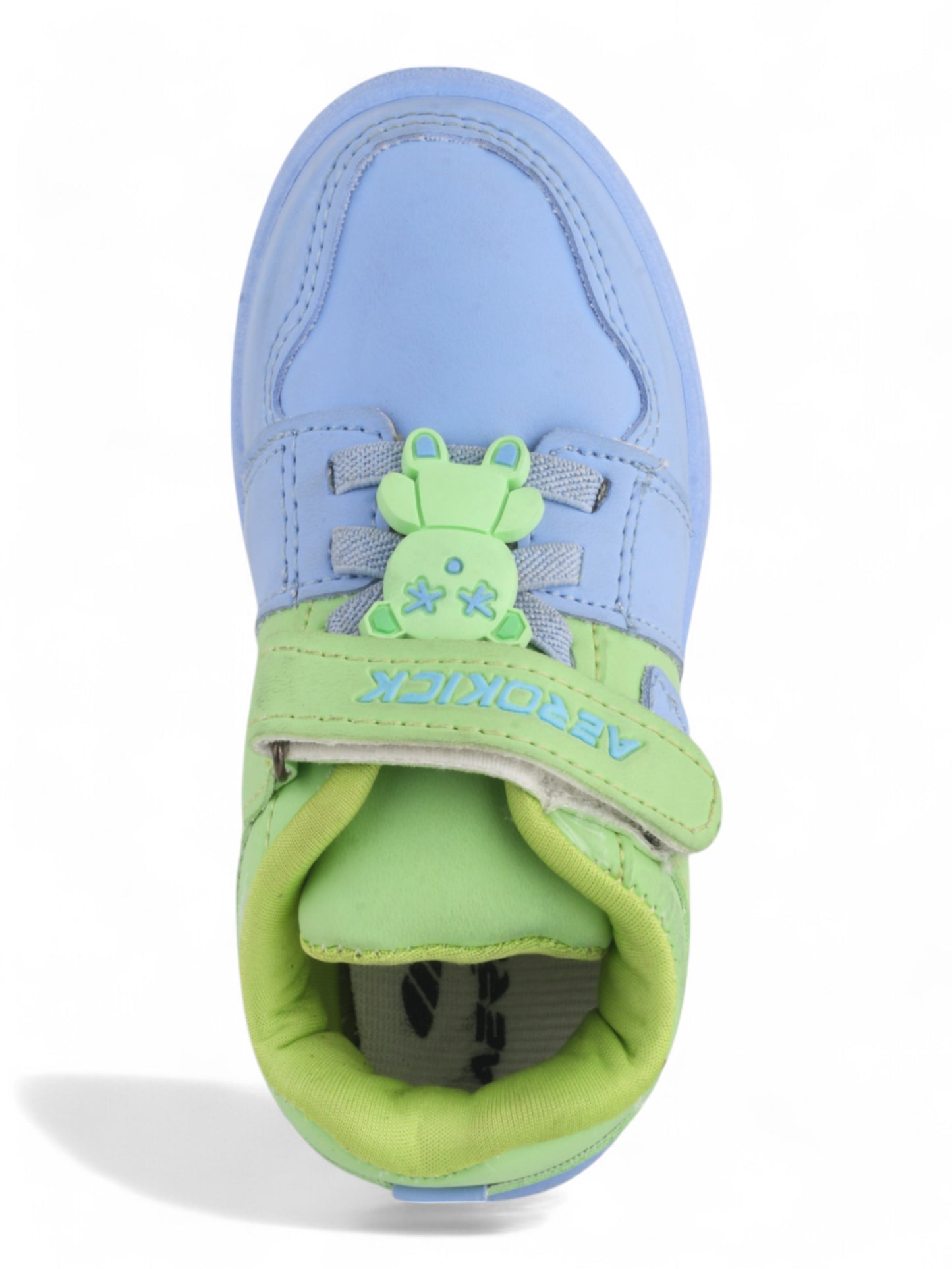 Casual Shoes With Velrco - Green