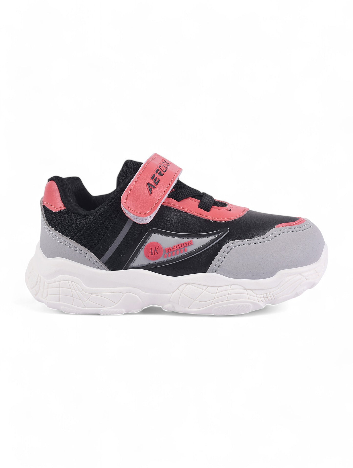 Casual Shoes With Velrco - Black