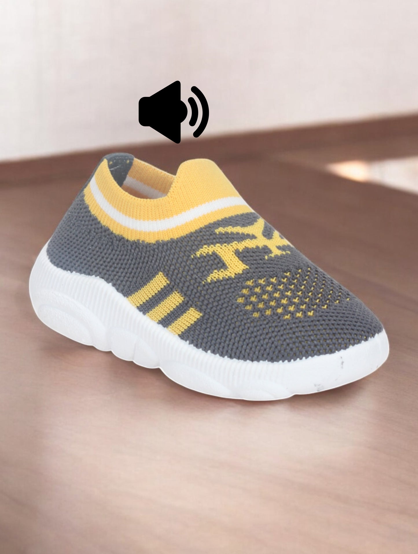 Slip On Musical Chu Chu Shoes - Grey