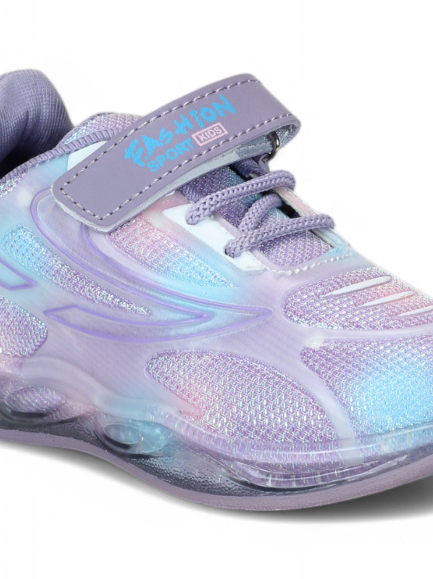 Casual Slip On Shoes With Light - Purple