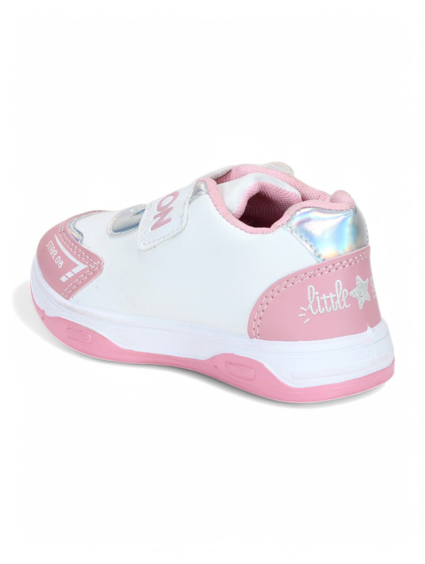 Casual Shoes With Velrco - Pink