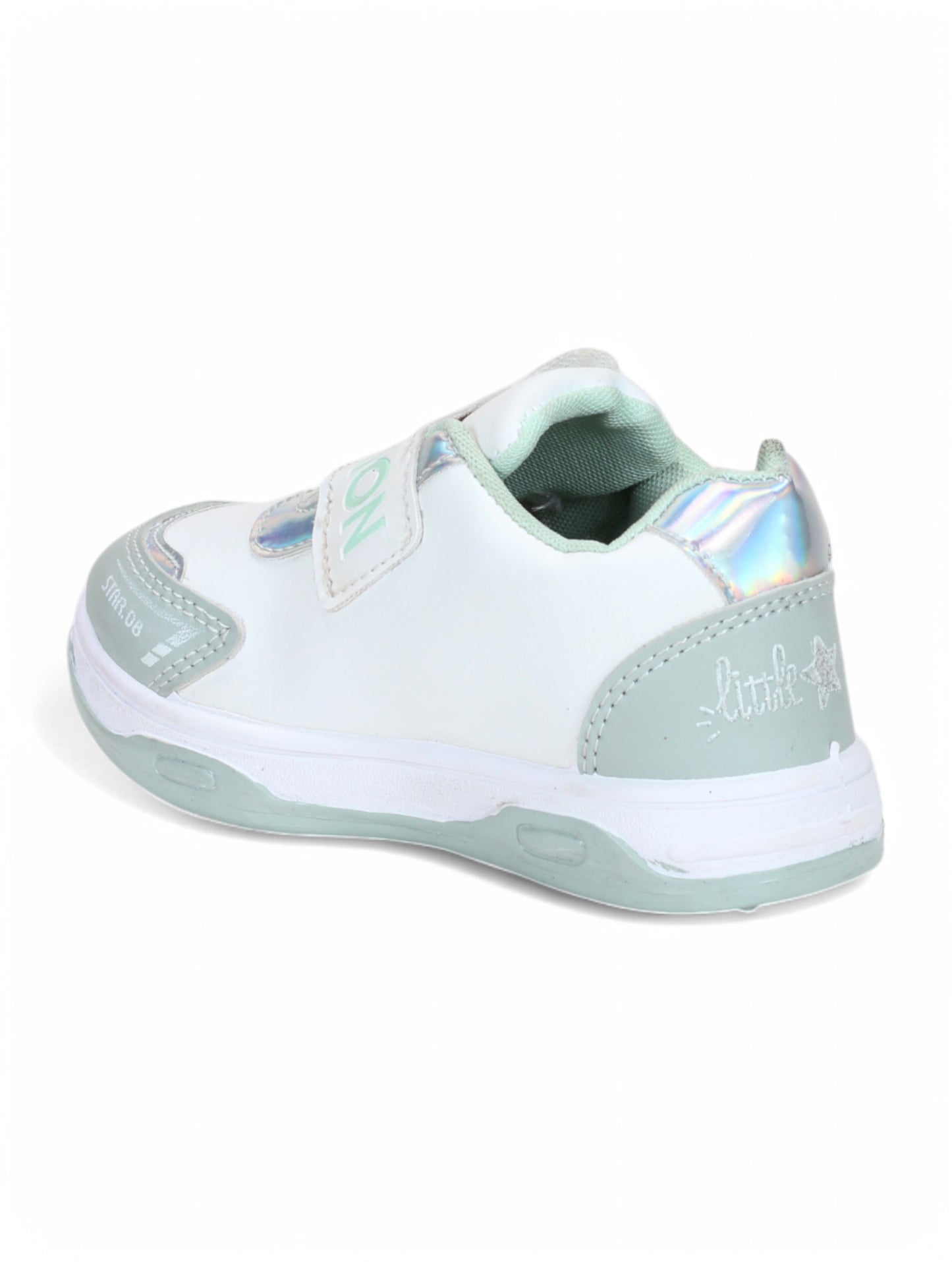 Casual Shoes With Velrco - Green