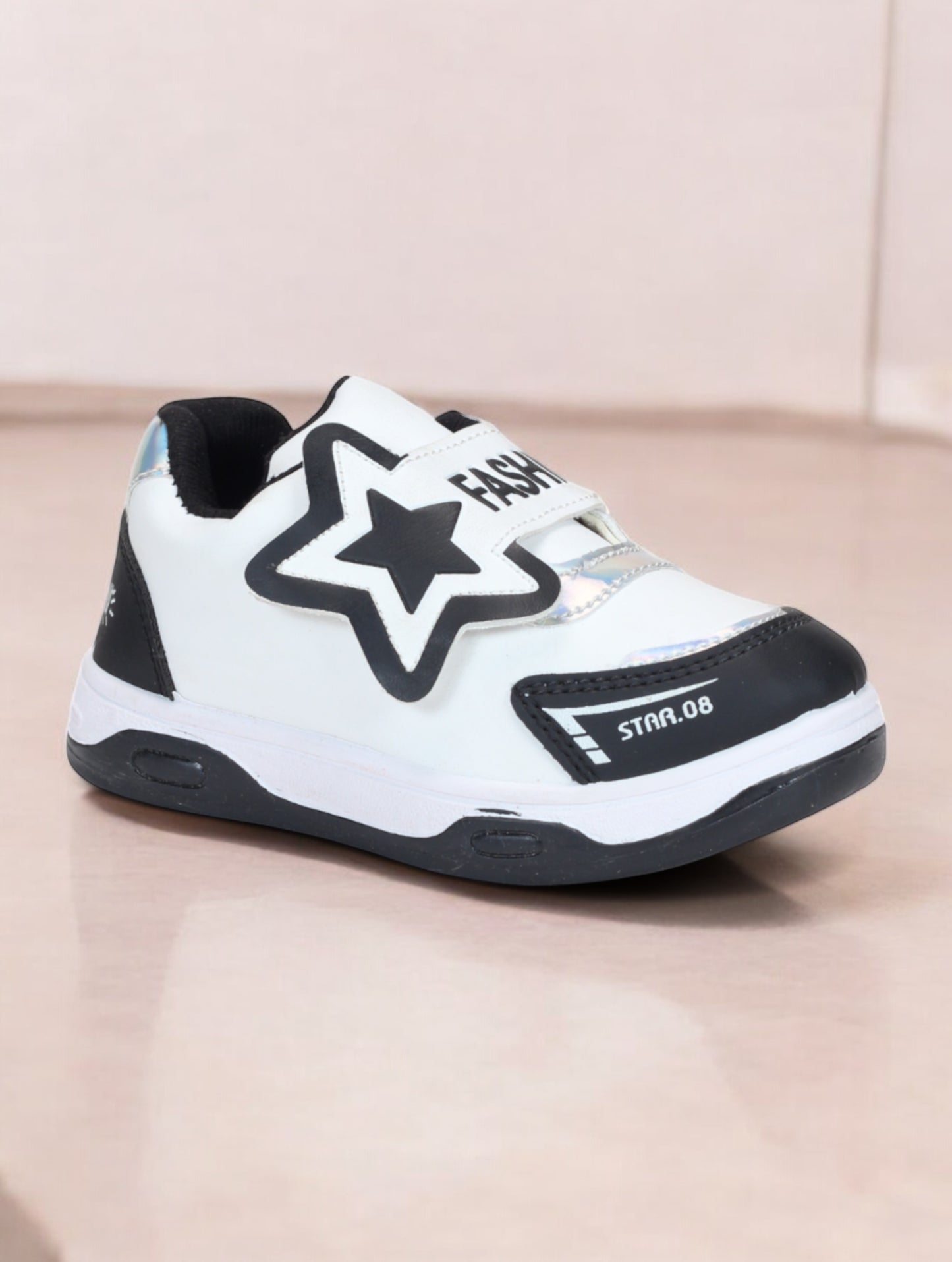 Casual Shoes With Velrco - Black