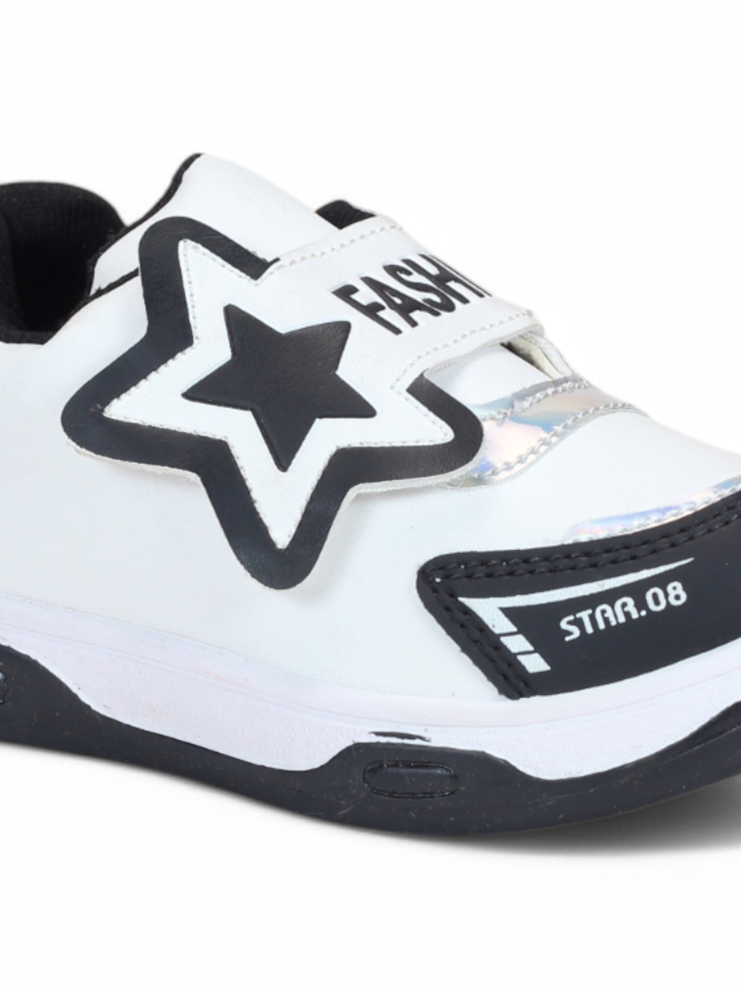 Casual Shoes With Velrco - Black