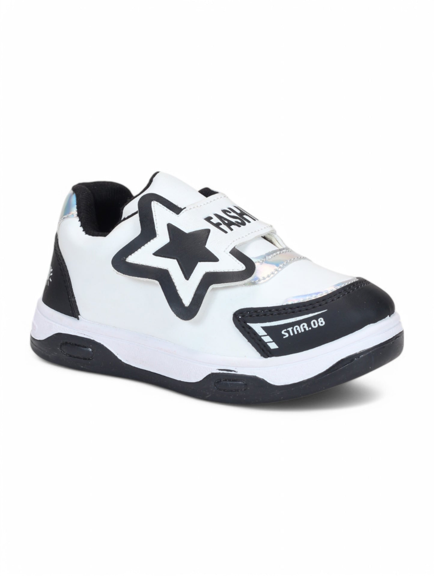 Casual Shoes With Velrco - Black