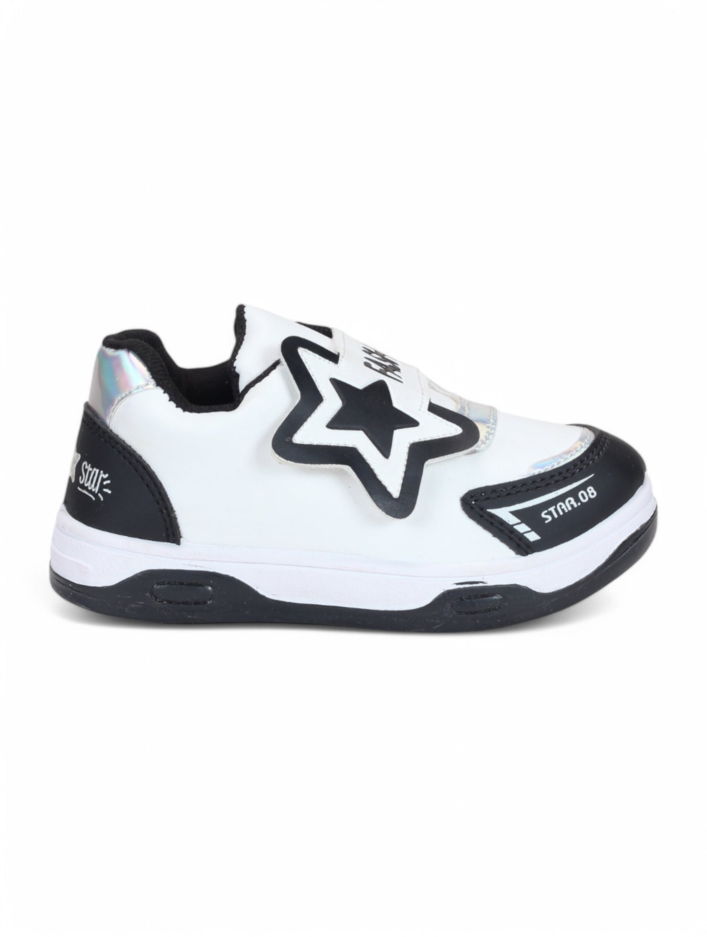 Casual Shoes With Velrco - Black