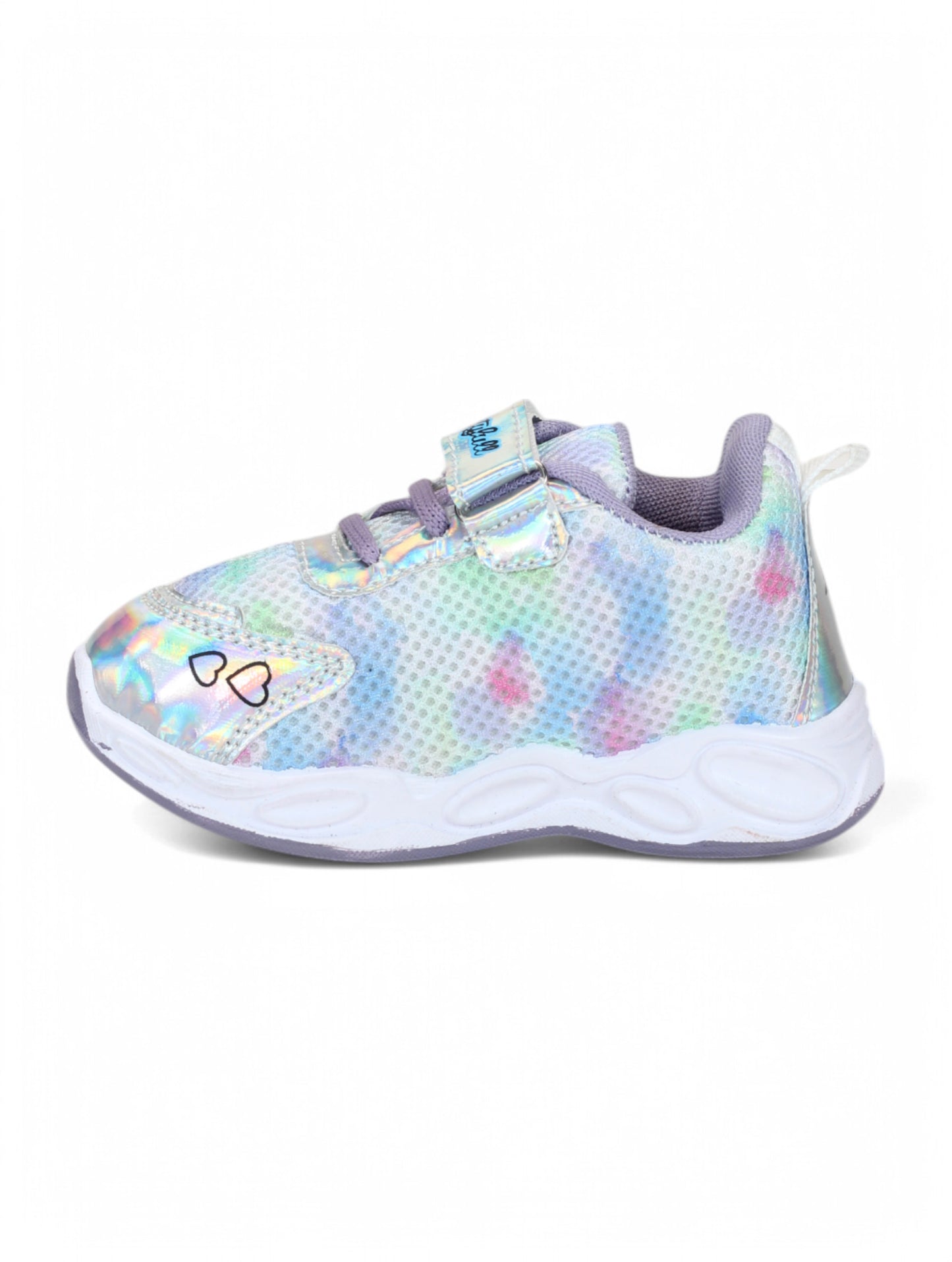 Casual Shoes With Velrco - Mauve