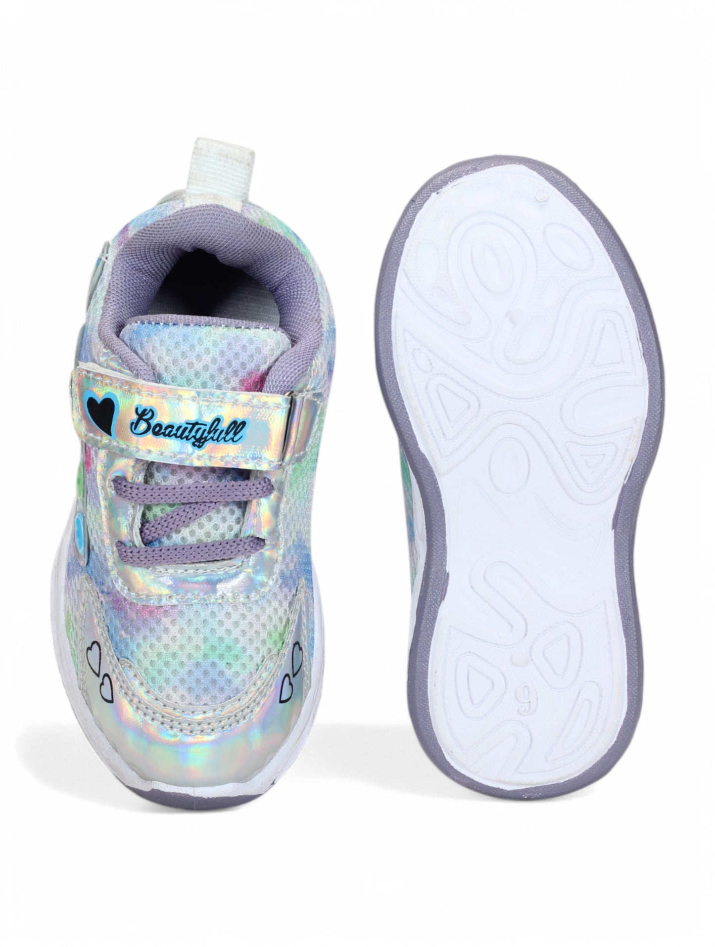 Casual Shoes With Velrco - Mauve