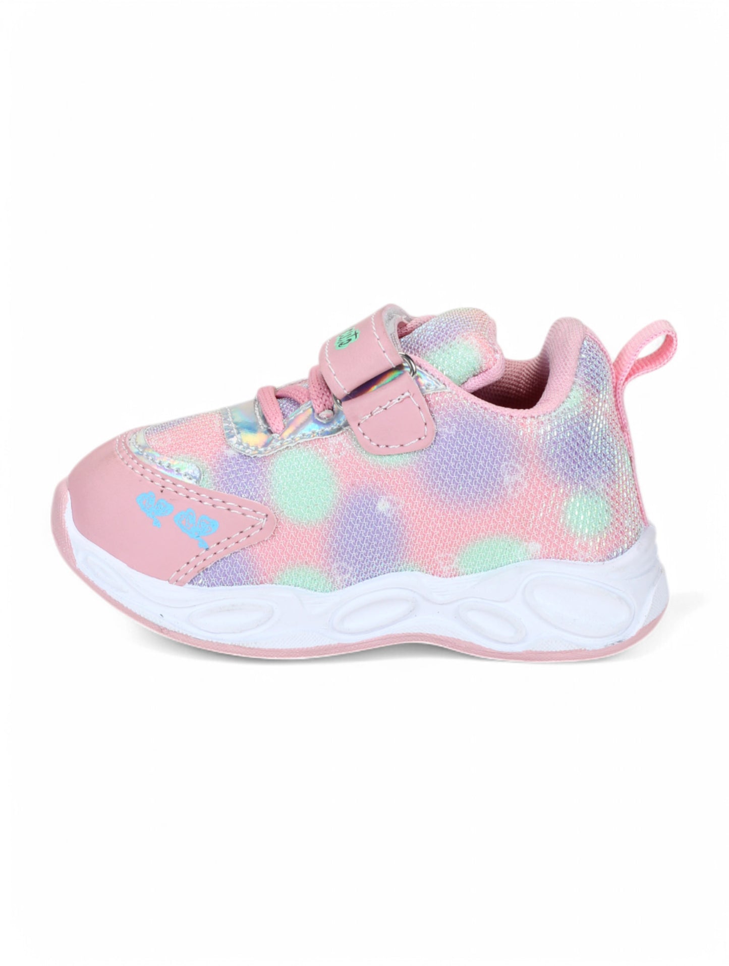 Casual Shoes With Velrco - Pink