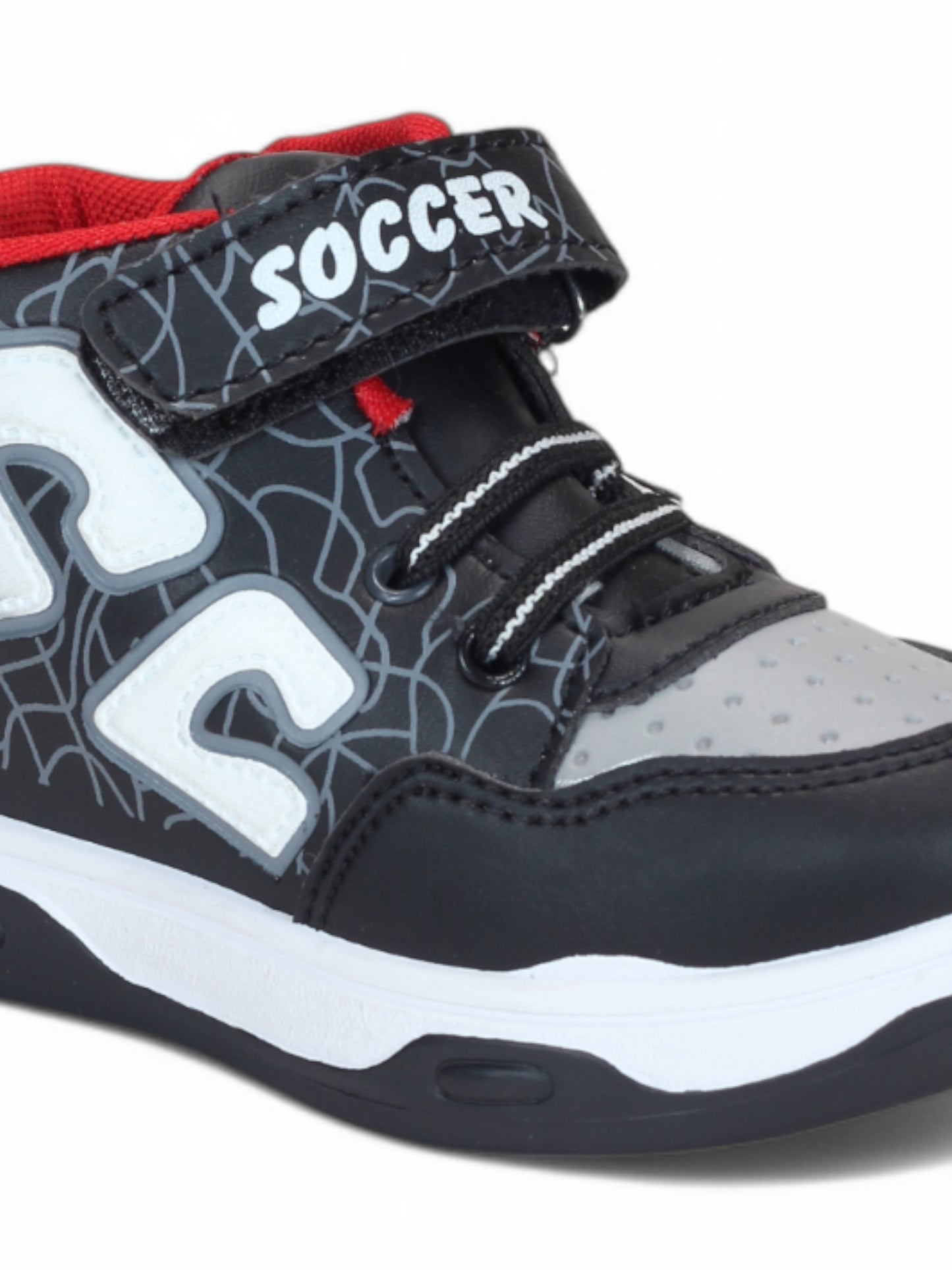 Casual Shoes With Velrco - Black