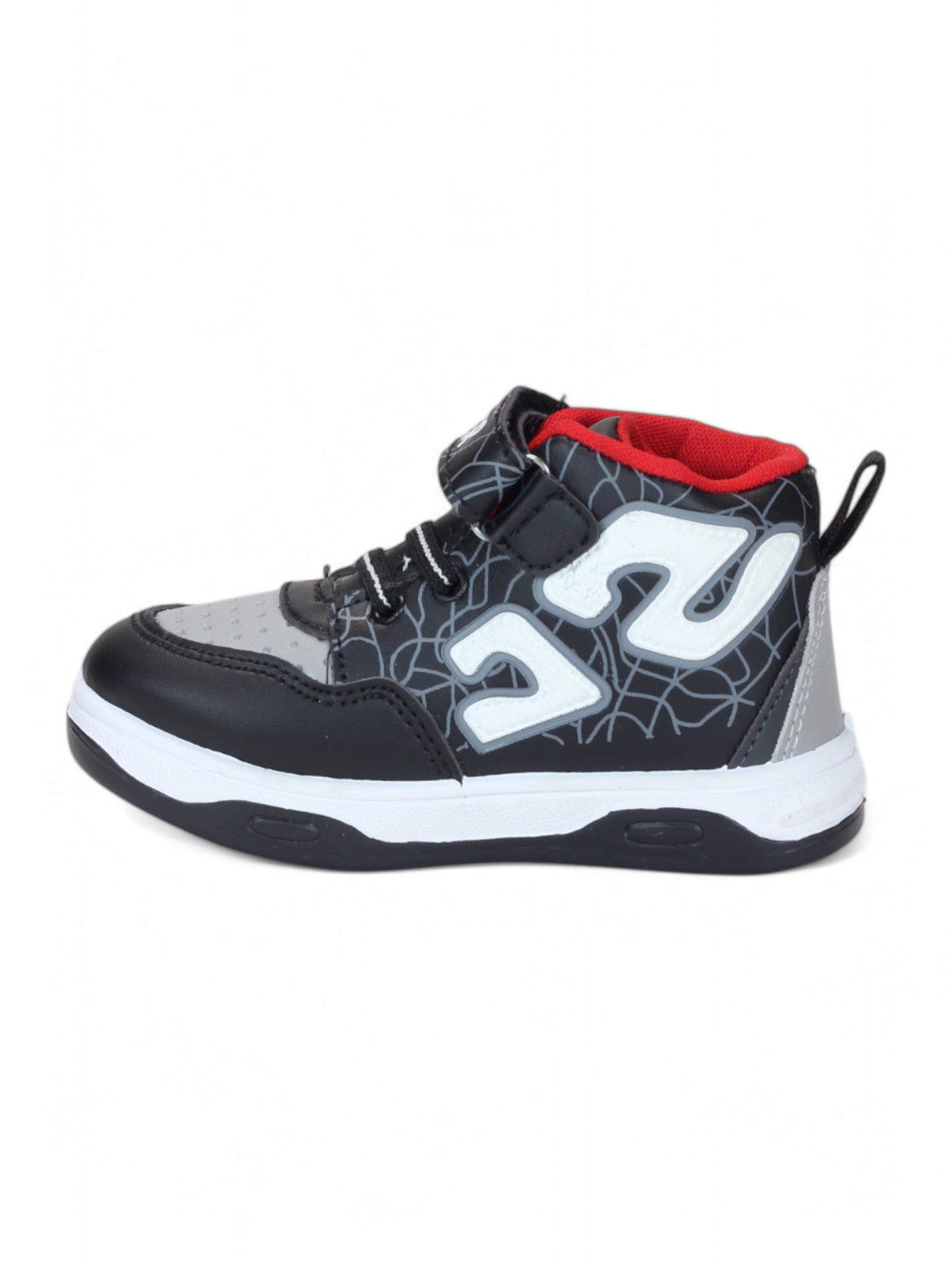 Casual Shoes With Velrco - Black