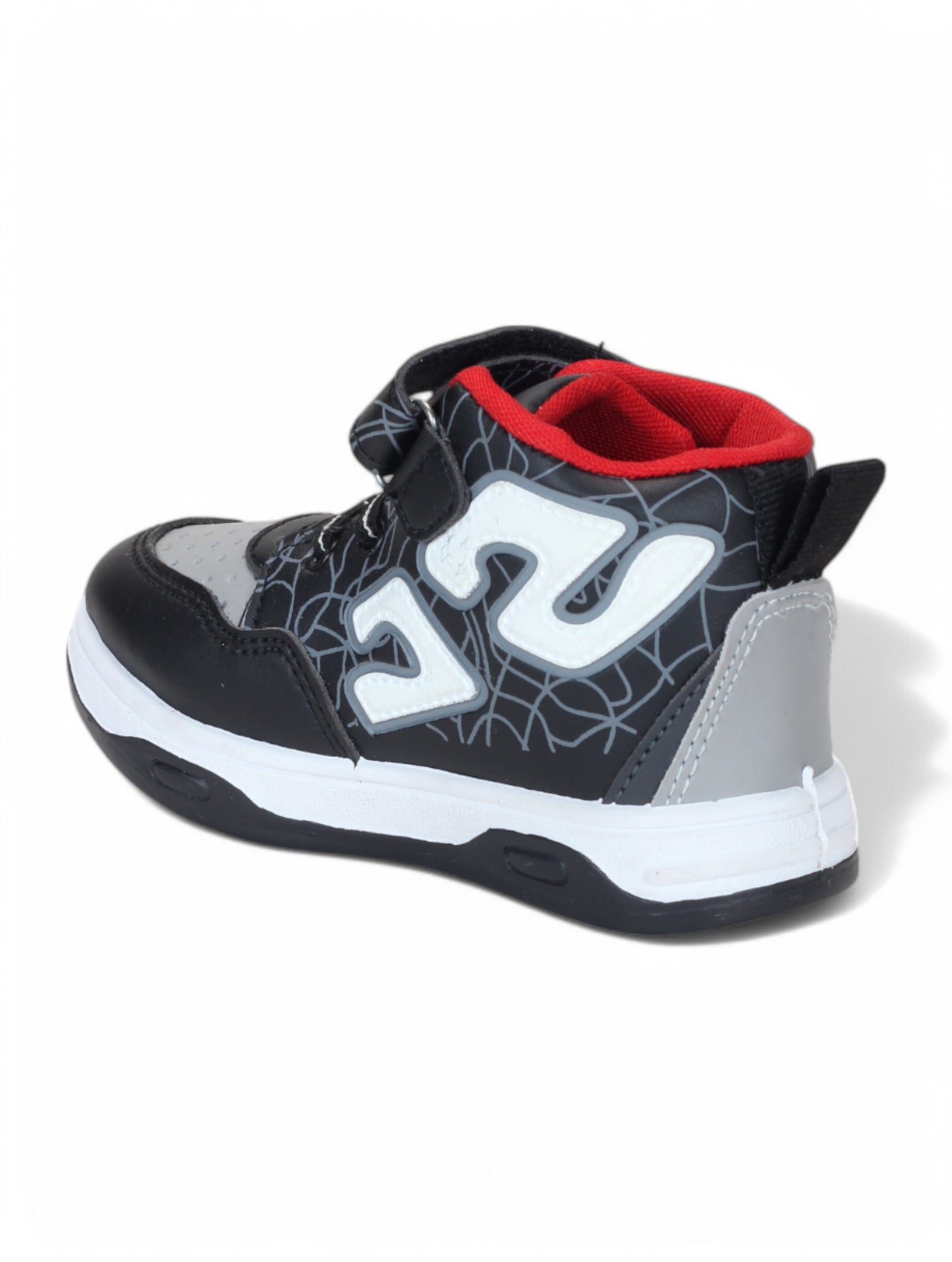 Casual Shoes With Velrco - Black