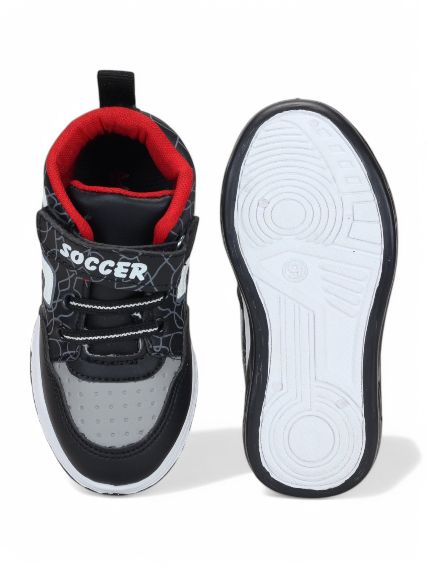 Casual Shoes With Velrco - Black