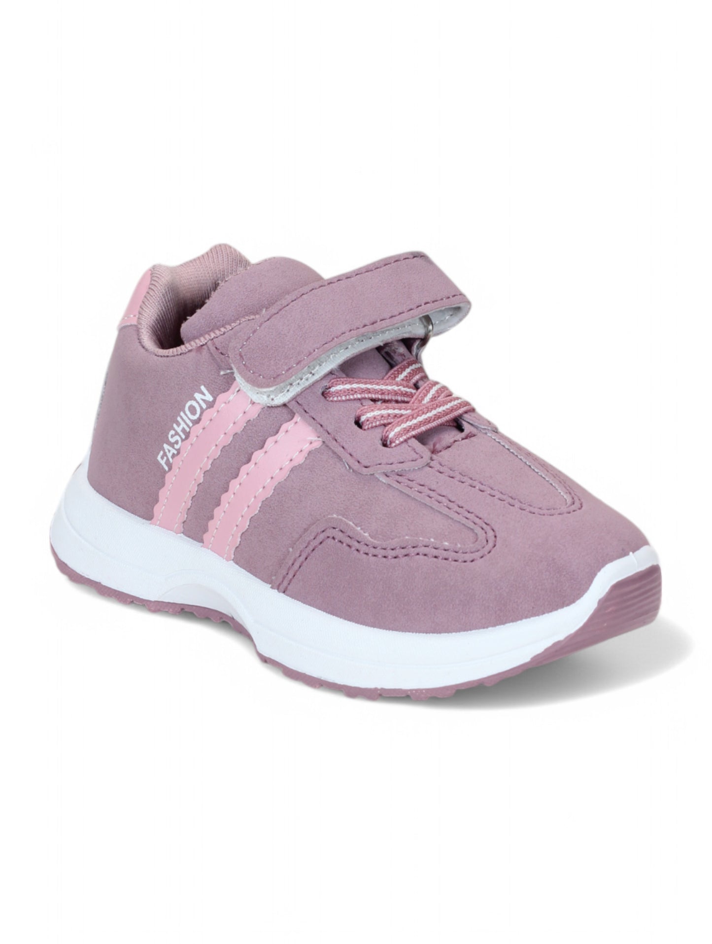 Casual Velcro Shoes - Mauve